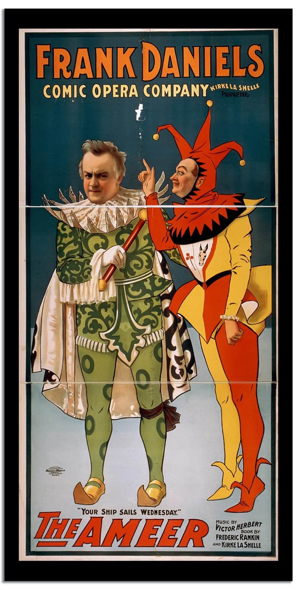 Frank Daniels Vintage Poster - Image 2