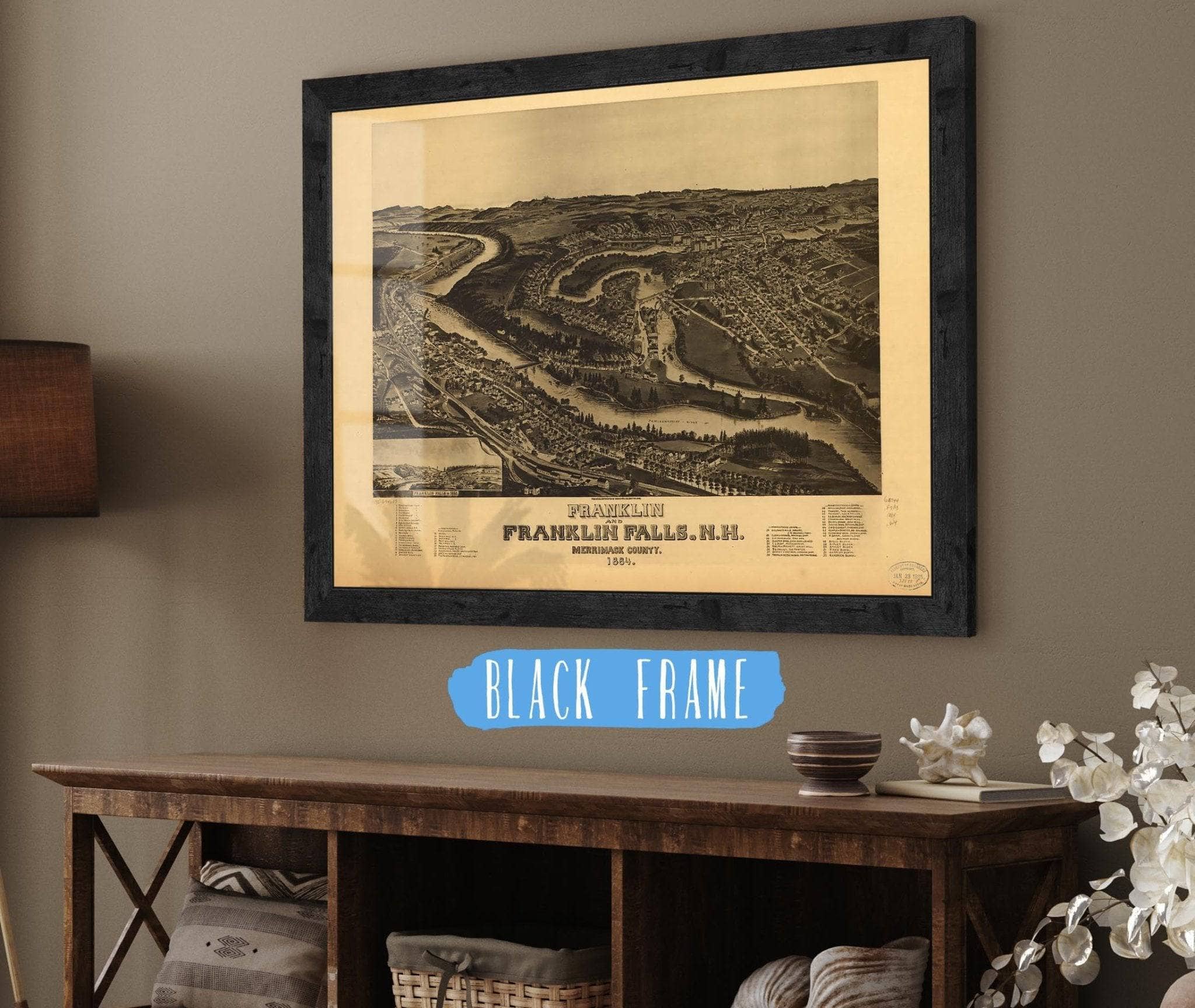 Franklin And Franklin Falls Nh Merrimack County 1884 State of New Hampshire - Image 2