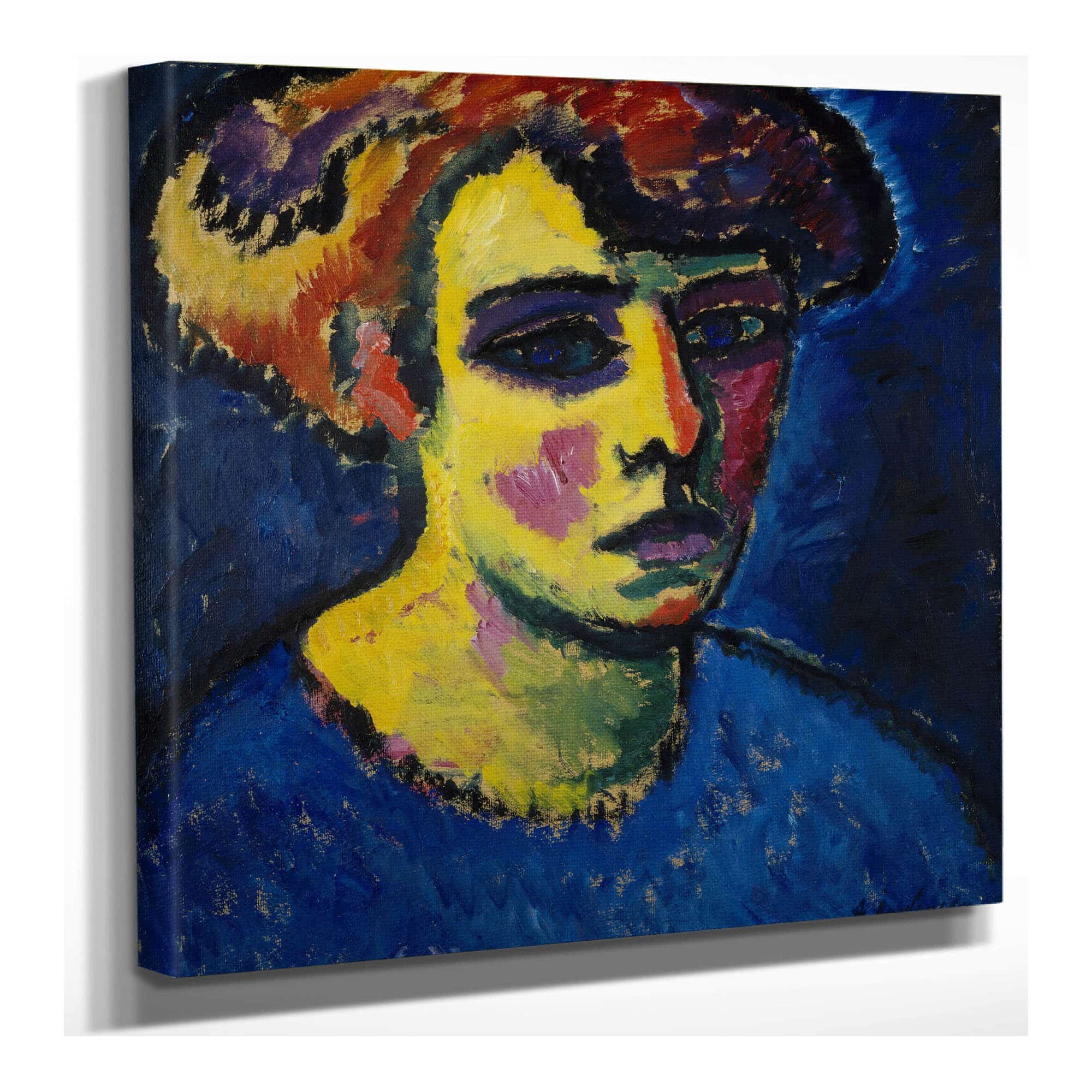Frauenkopf Head Of A Woman by Alexej Von Jawlensky