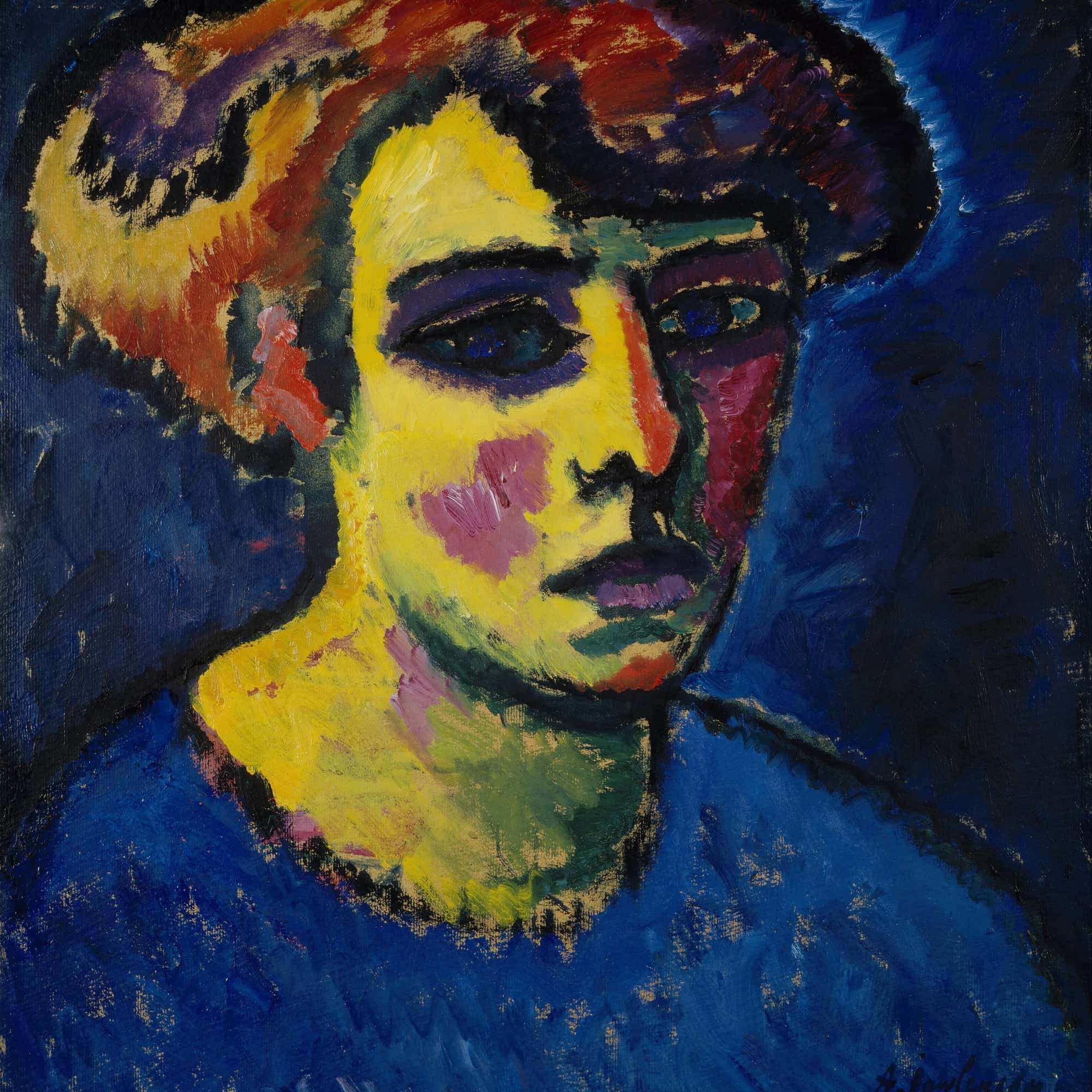 Frauenkopf Head Of A Woman by Alexej Von Jawlensky - Image 4