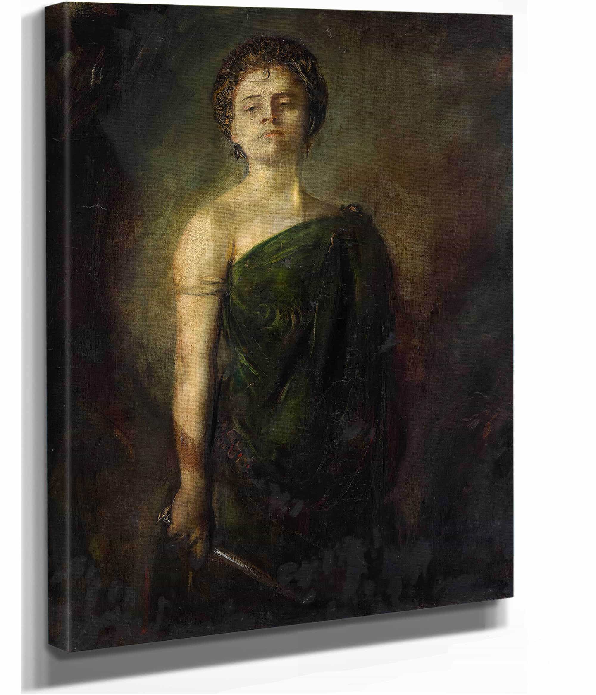 Fraulein Bartenstein S by Franz Von Lenbach - Image 2
