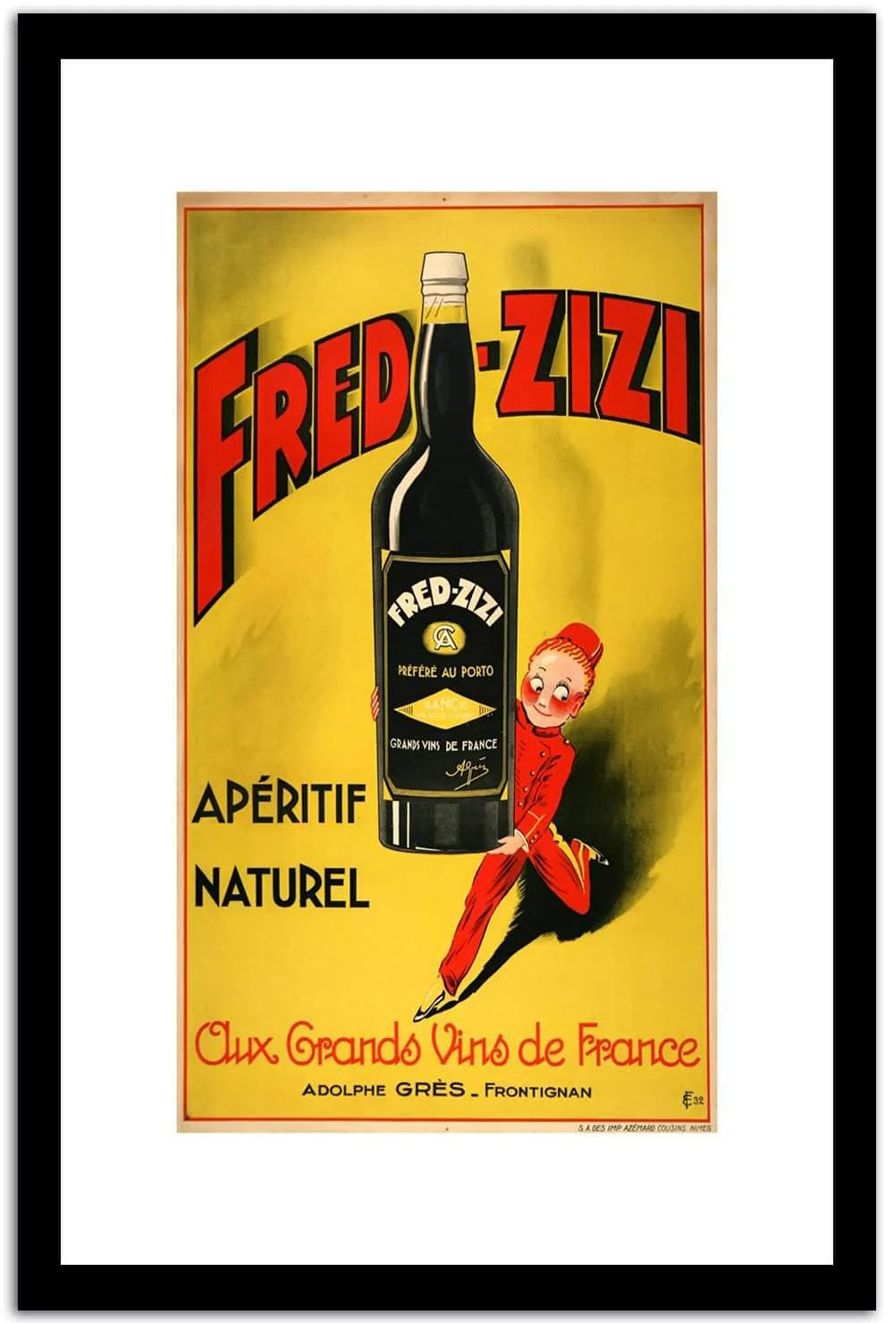 Fred Zizi  Vintage Poster