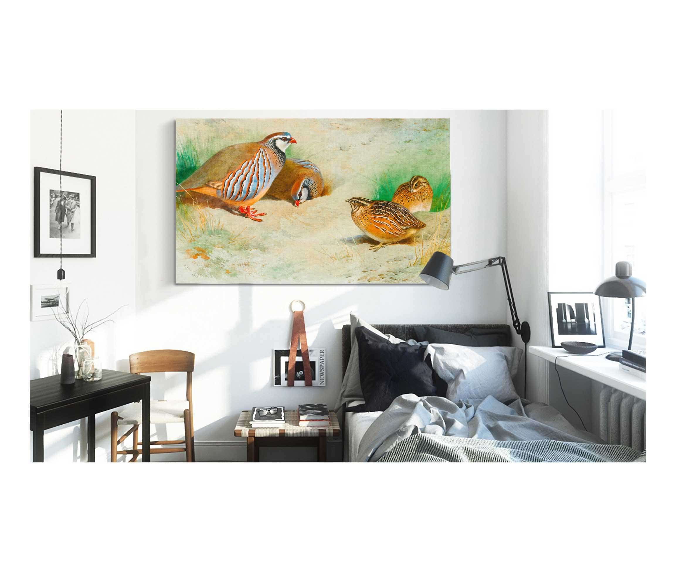 French Partridge And Chicks by Archibald Thorburn - Image 3