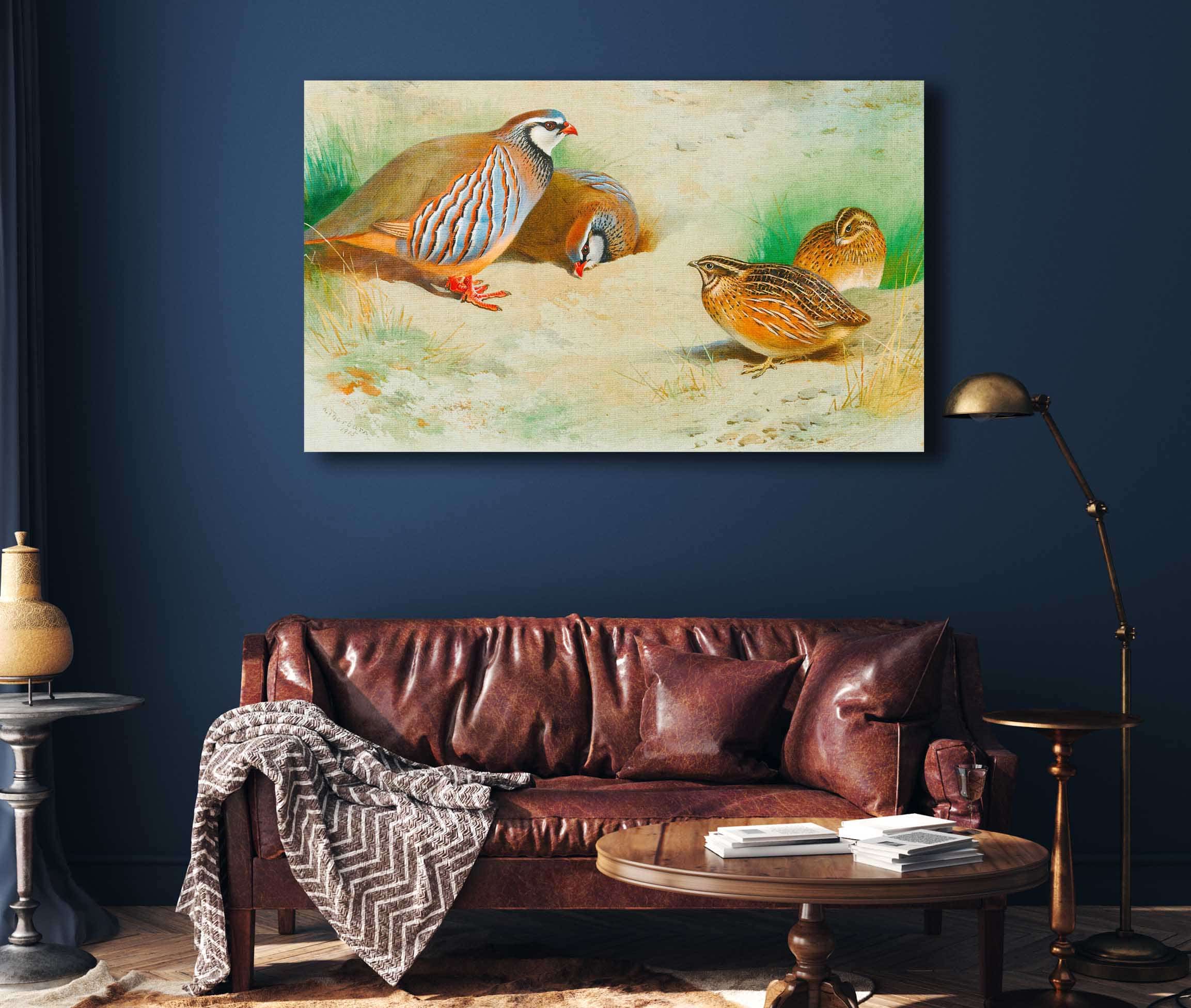 French Partridge And Chicks by Archibald Thorburn - Image 4