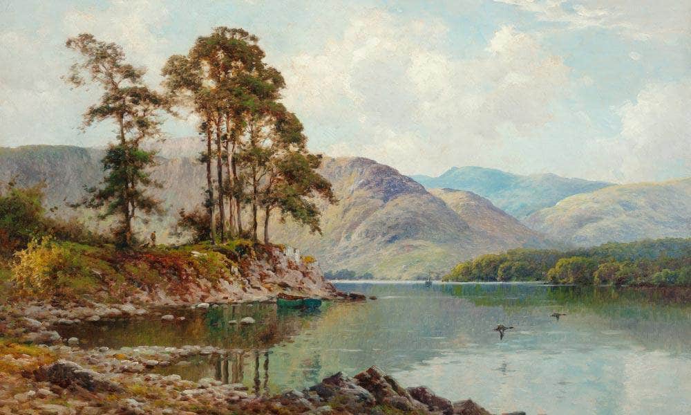 Friars Crag Derwentwater By Alfred De Breanski - Image 6