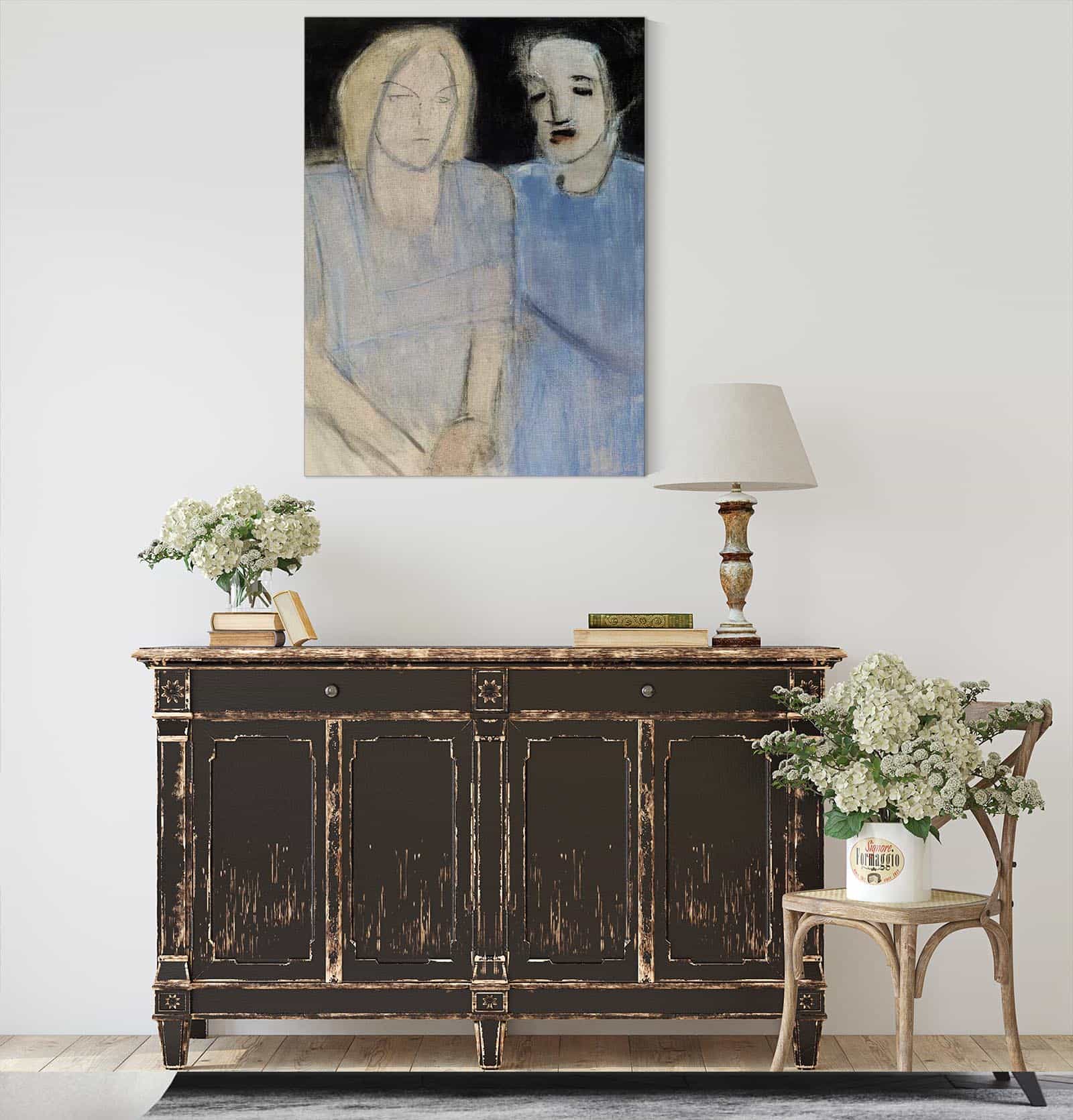Friends by Helene Schjerfbeck - Image 4