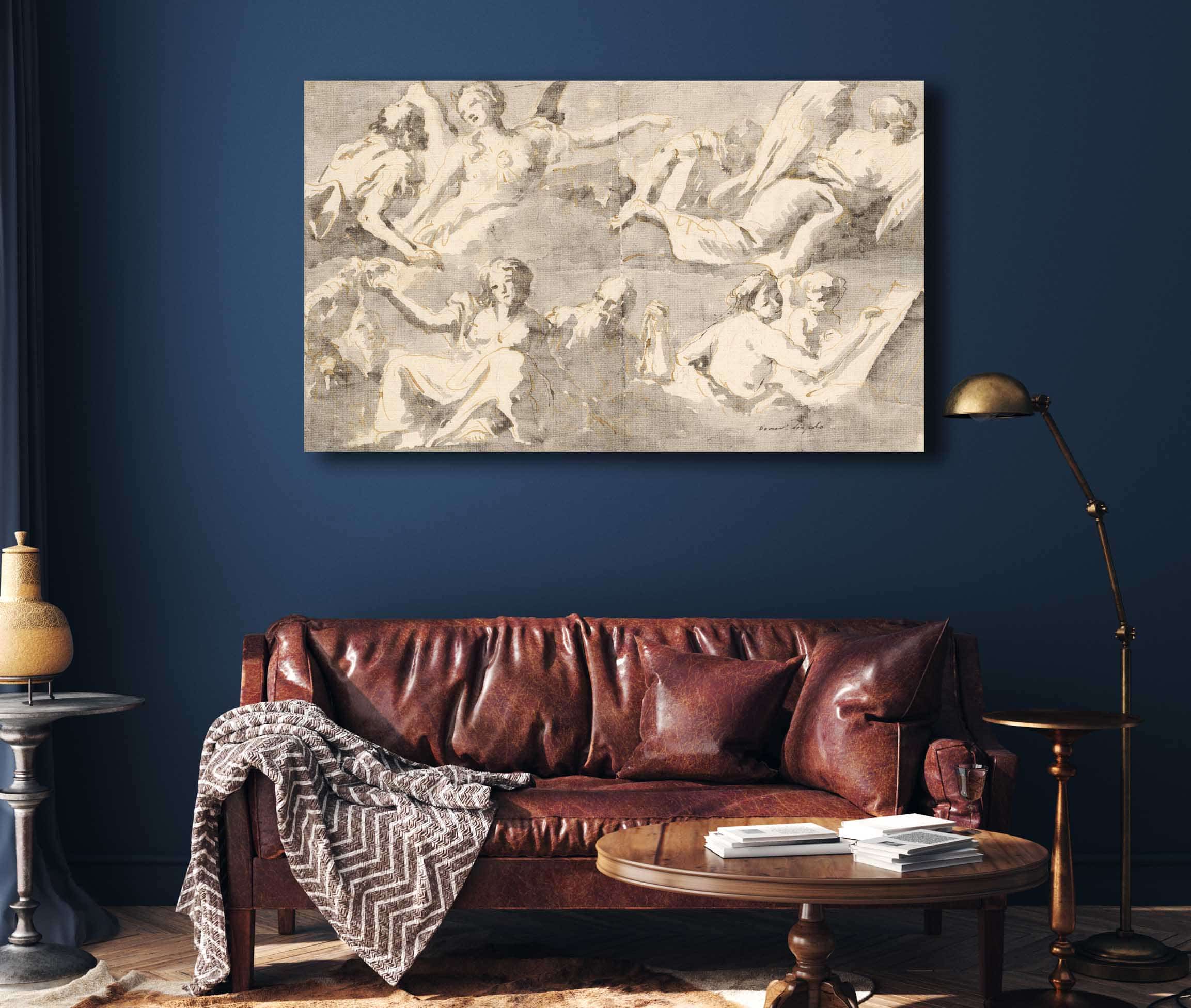 Frieze Of Allegorical Figures After by Giovanni Domenico Tiepolo - Image 4