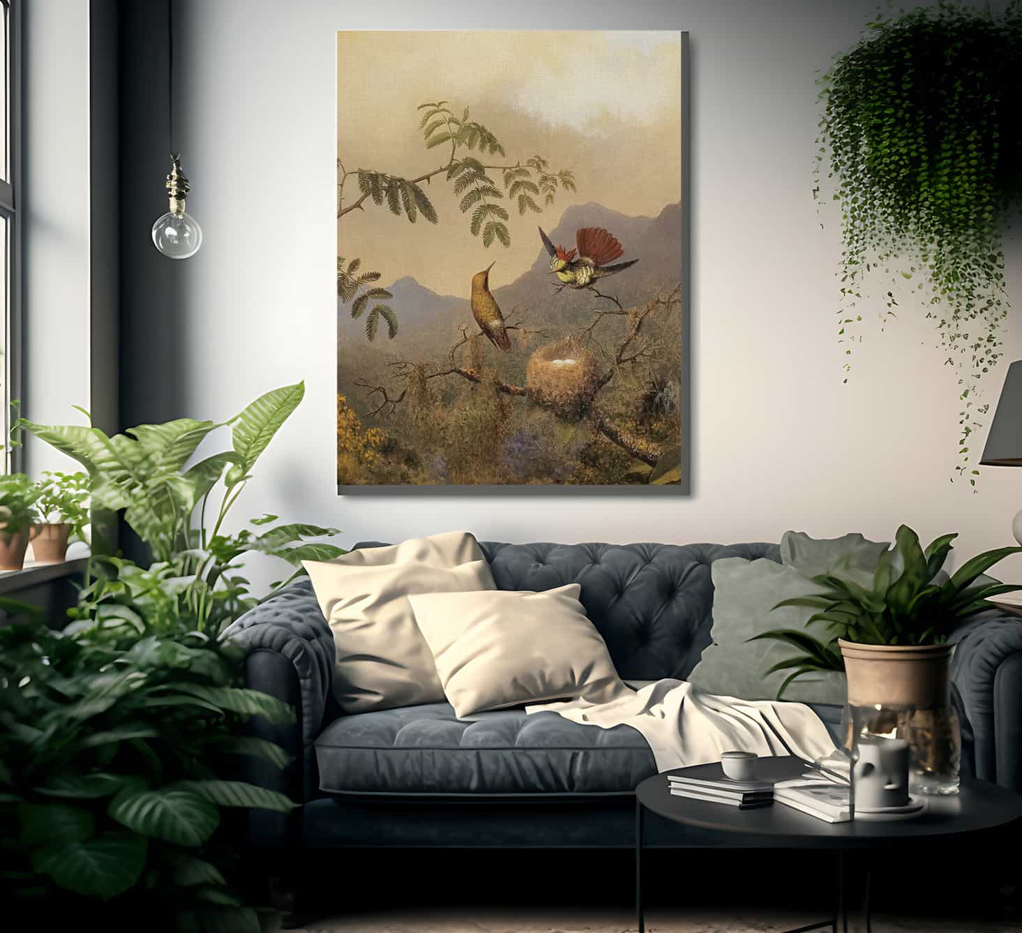 Frilled Coquette By Martin Johnson Heade - Image 2
