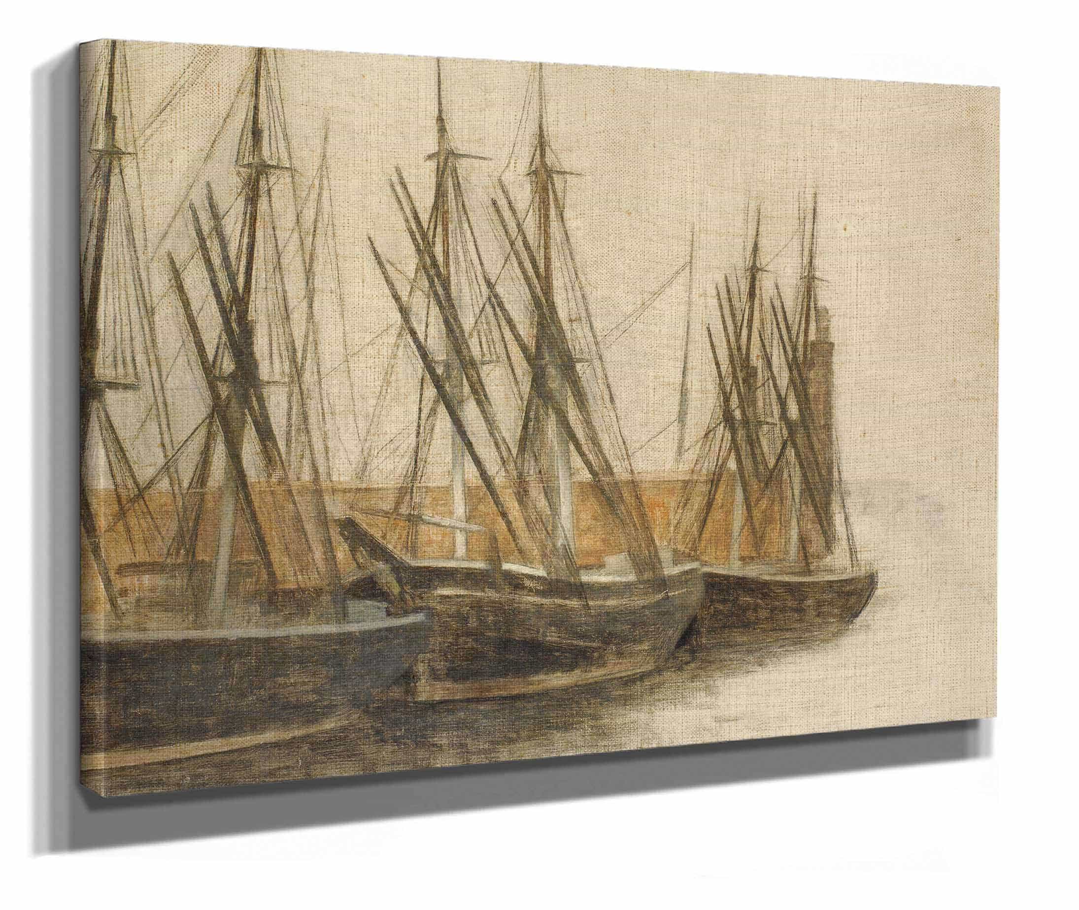 From Christianshavns Canal Copenhagen by Vilhelm Hammershoi - Image 2