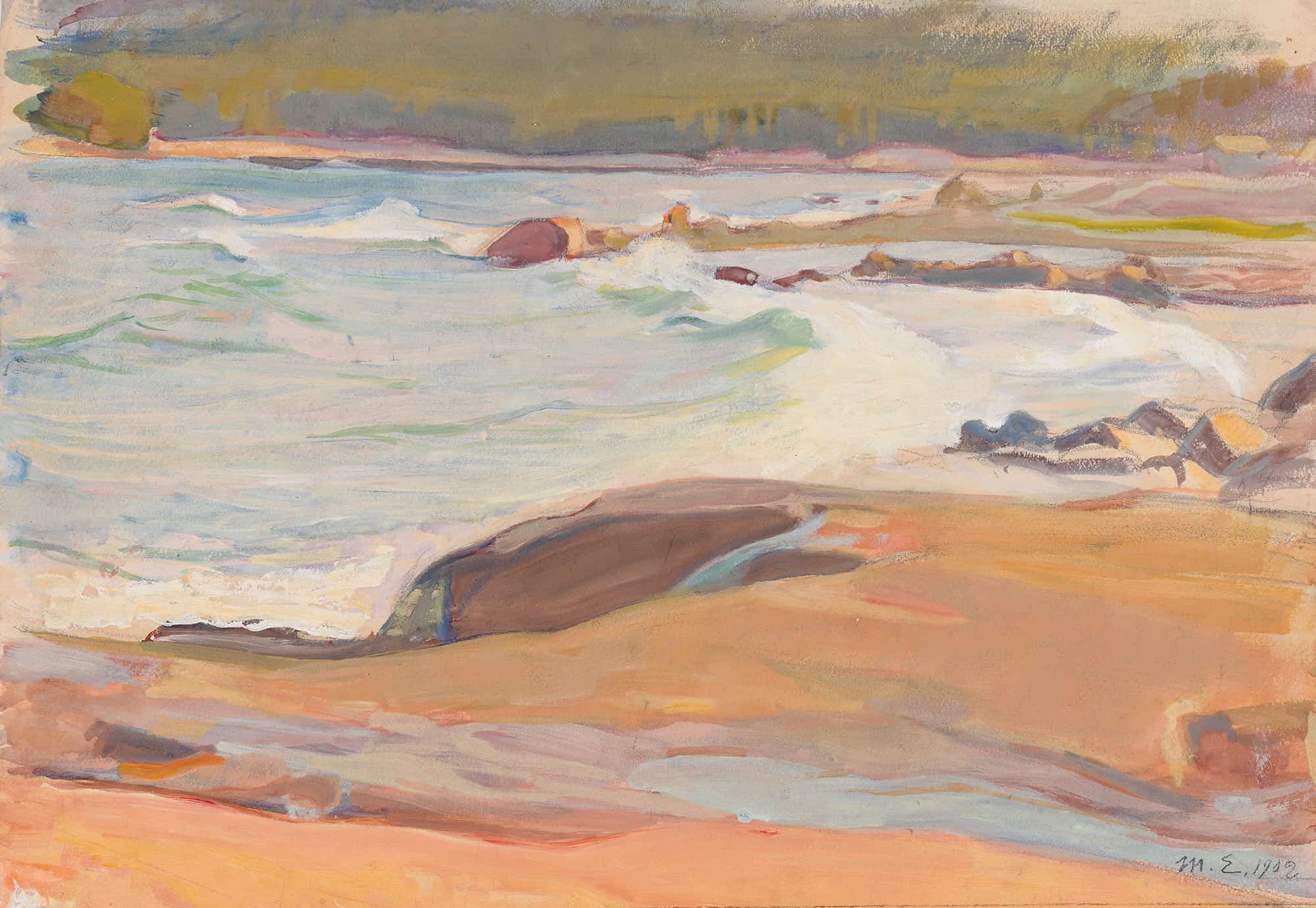 From Suursaari Island by Magnus Enckell