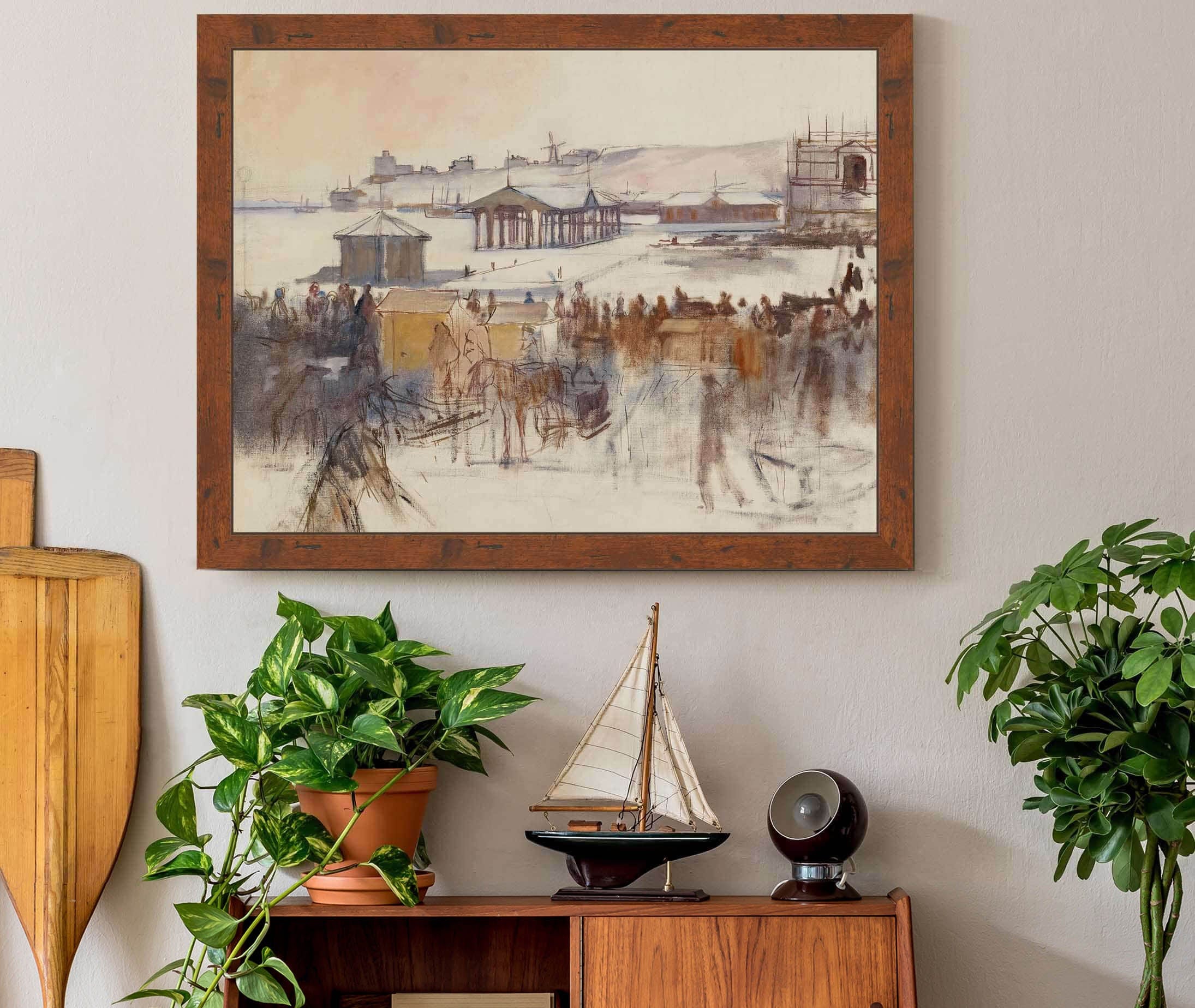 From The South Harbor by Albert Edelfelt - Image 3