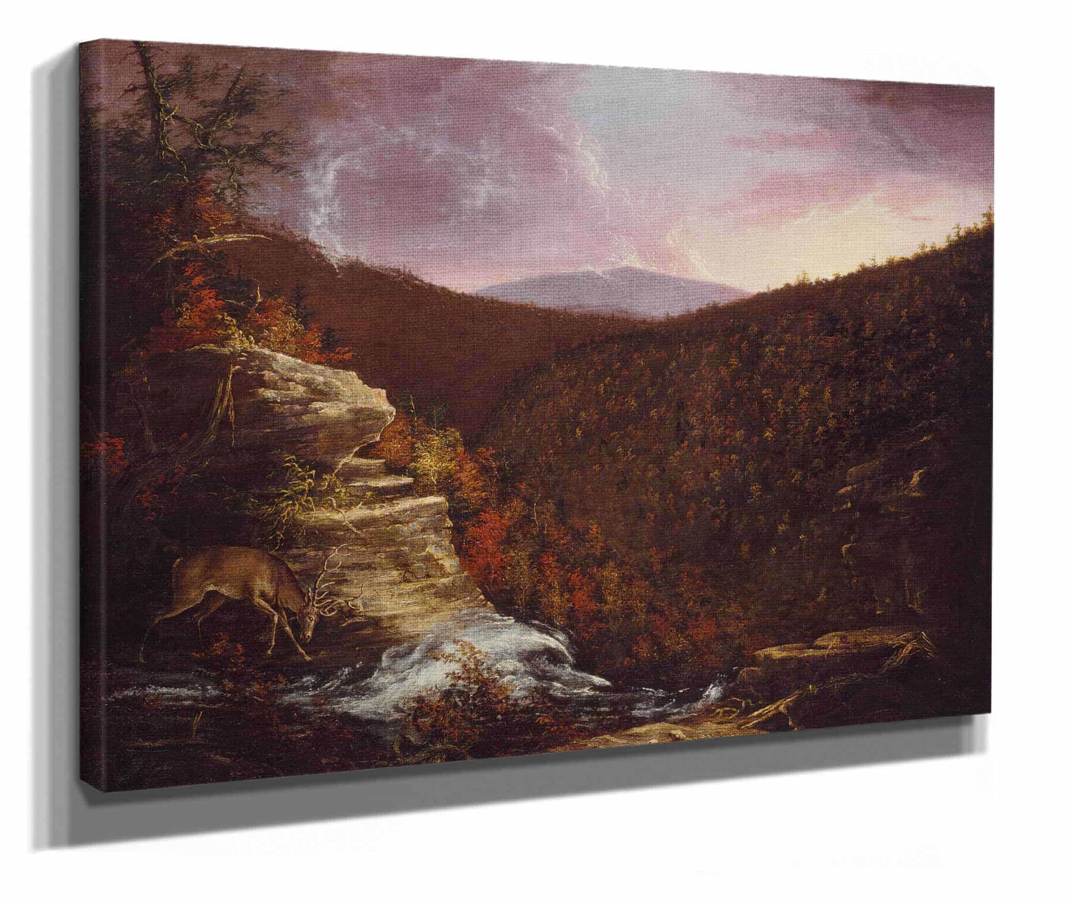 From The Top Of Kaaterskill Falls by Thomas Cole - Image 2