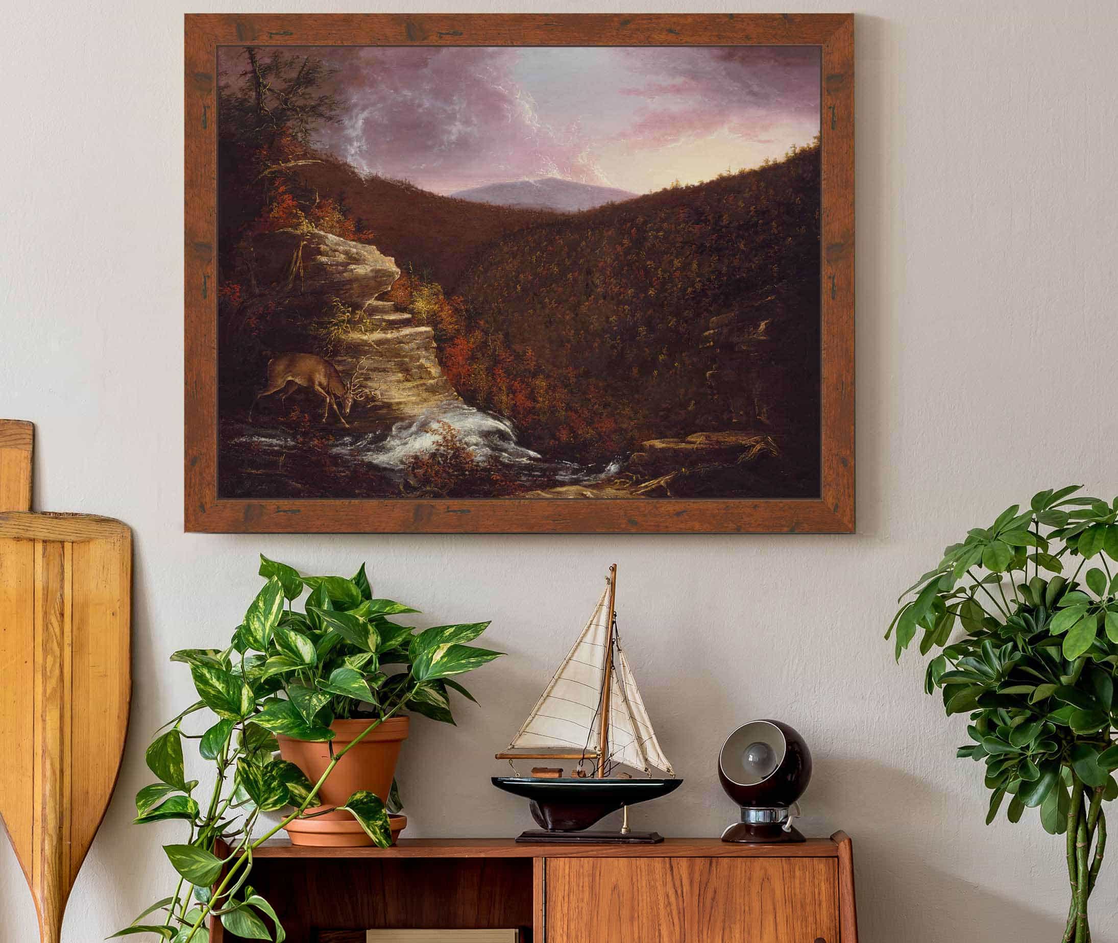 From The Top Of Kaaterskill Falls by Thomas Cole - Image 3