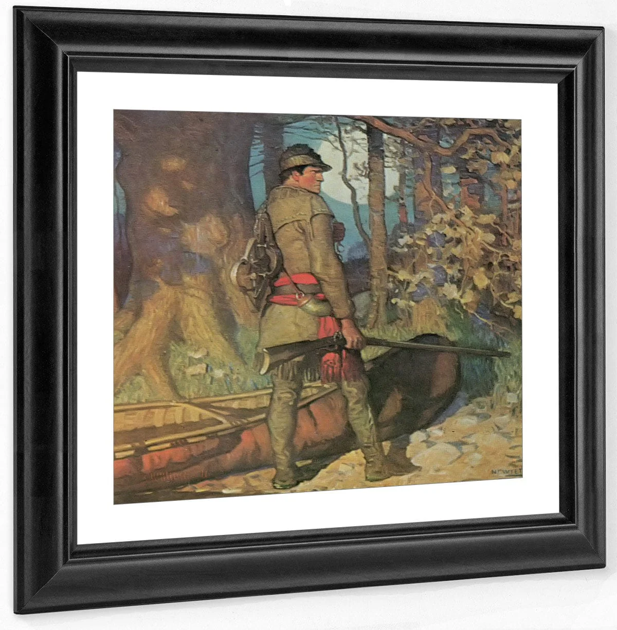 Fronteir Trapper By NC Wyeth - Image 2