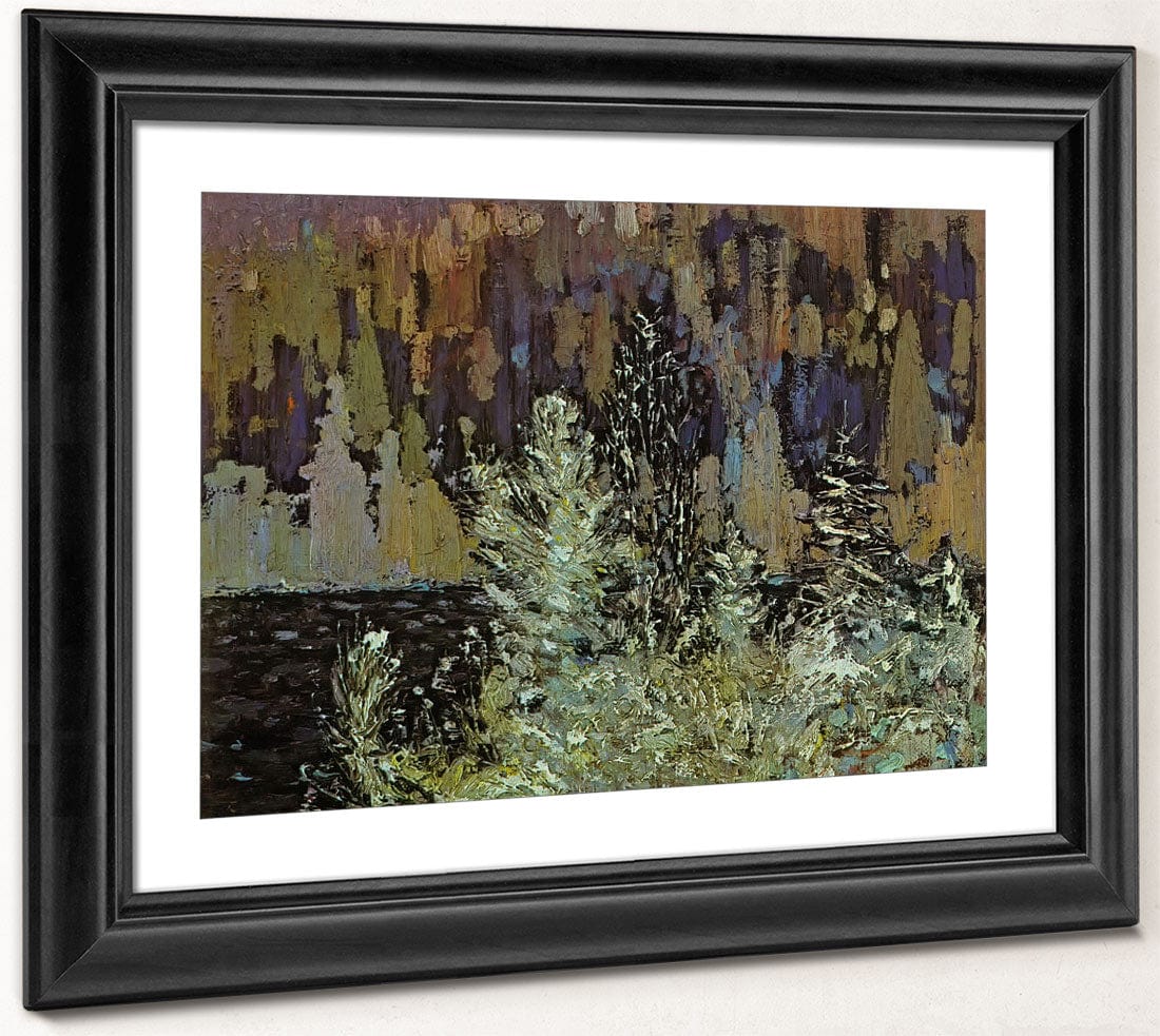 Frost Laden Cedars Big Cauchon Lake By Tom Thomson - Image 4