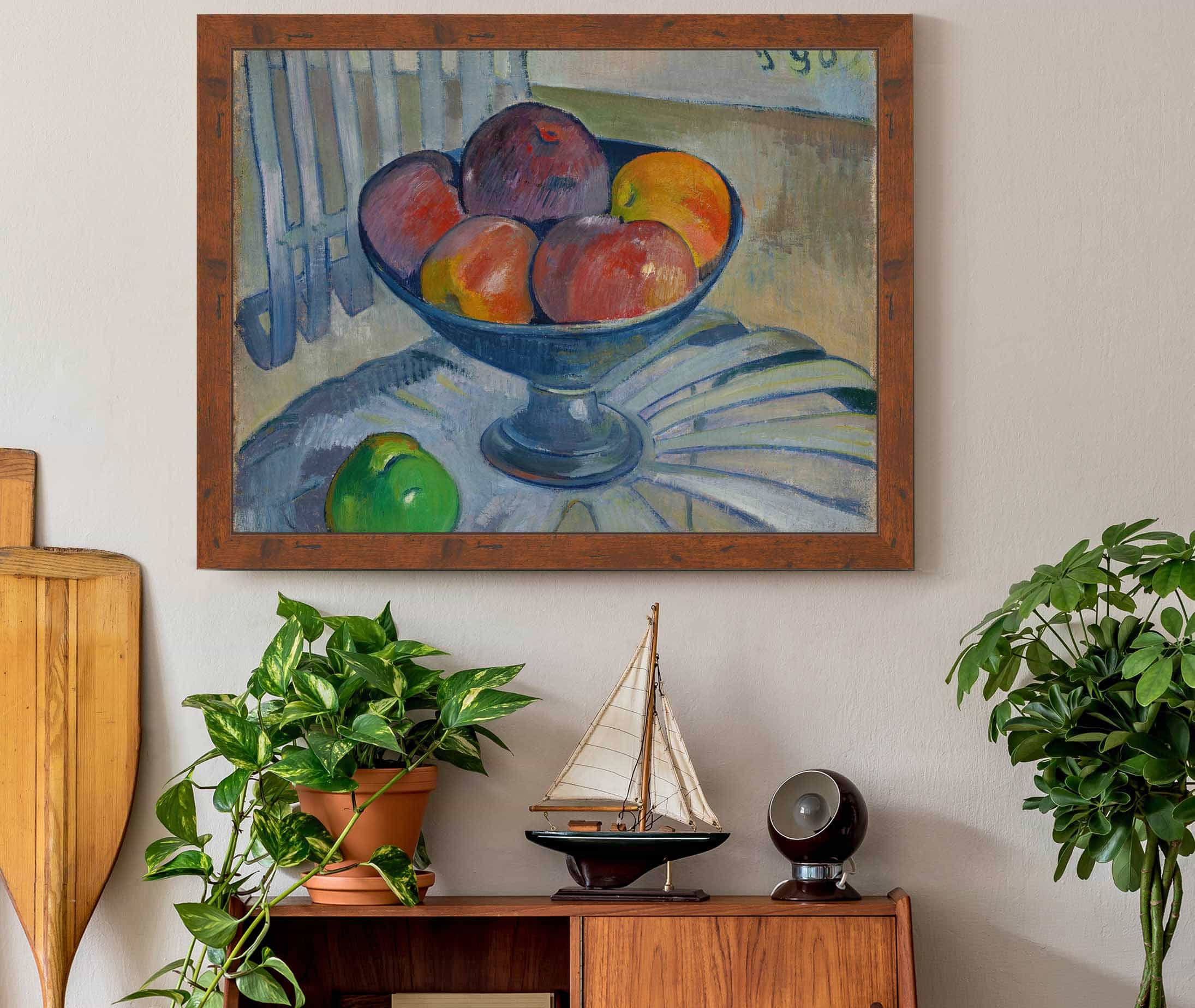 Fruit Dish On A Garden Chair by Paul Gauguin - Image 3