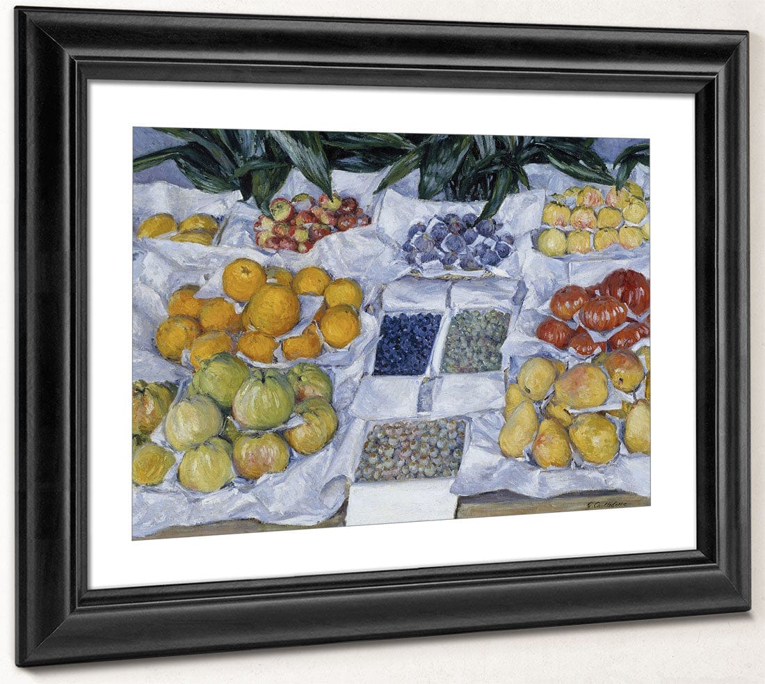 Fruit Displayed On A Stand By Gustave Caillebotte - Image 4