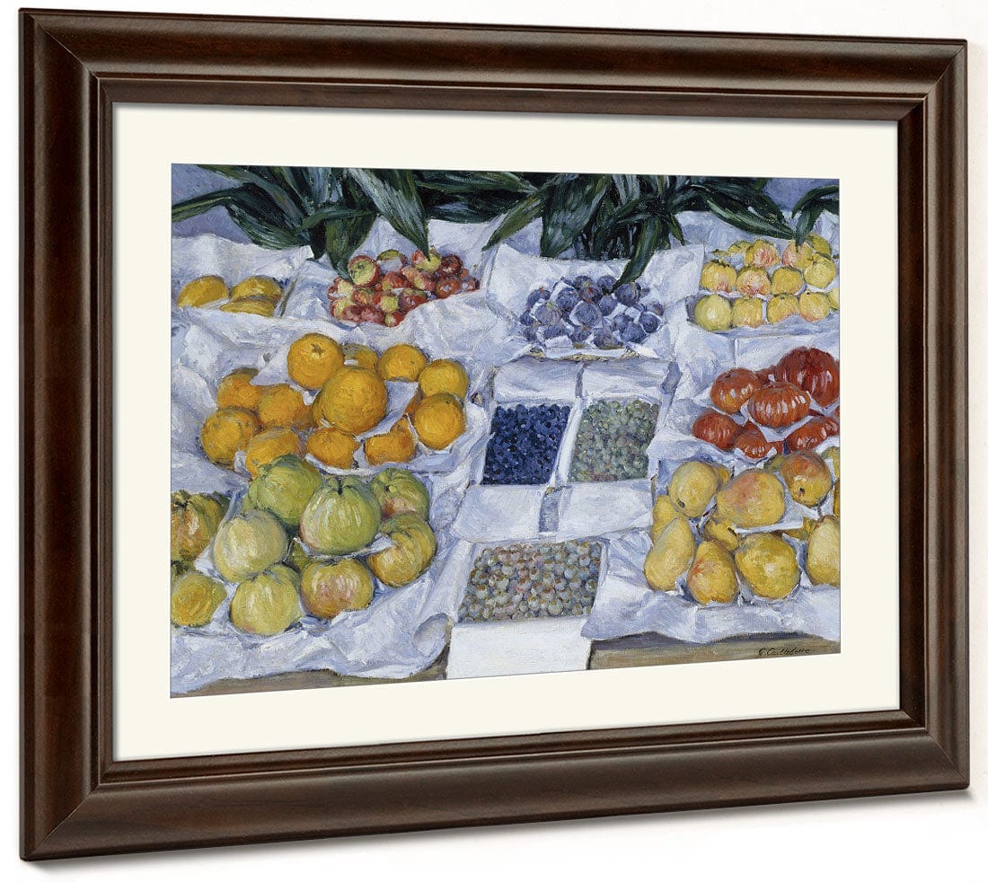 Fruit Displayed On A Stand By Gustave Caillebotte - Image 5