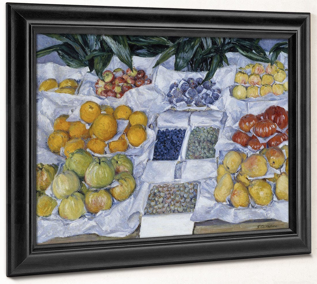 Fruit Displayed On A Stand By Gustave Caillebotte - Image 8
