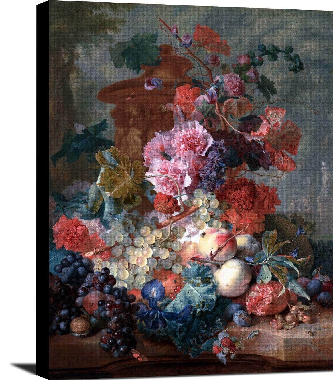 Fruit Piece Painting Jan Van Huysum Canvas Art - Image 2