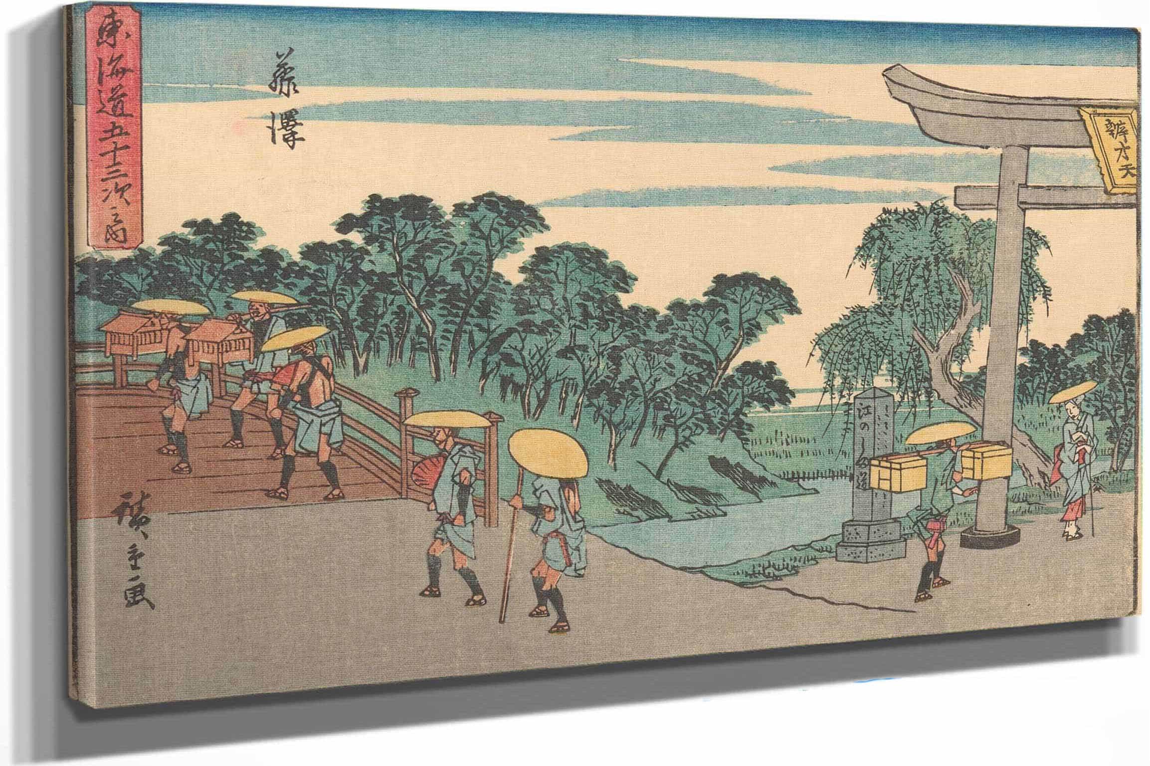 Fujisawa by Ando Hiroshige - Image 6