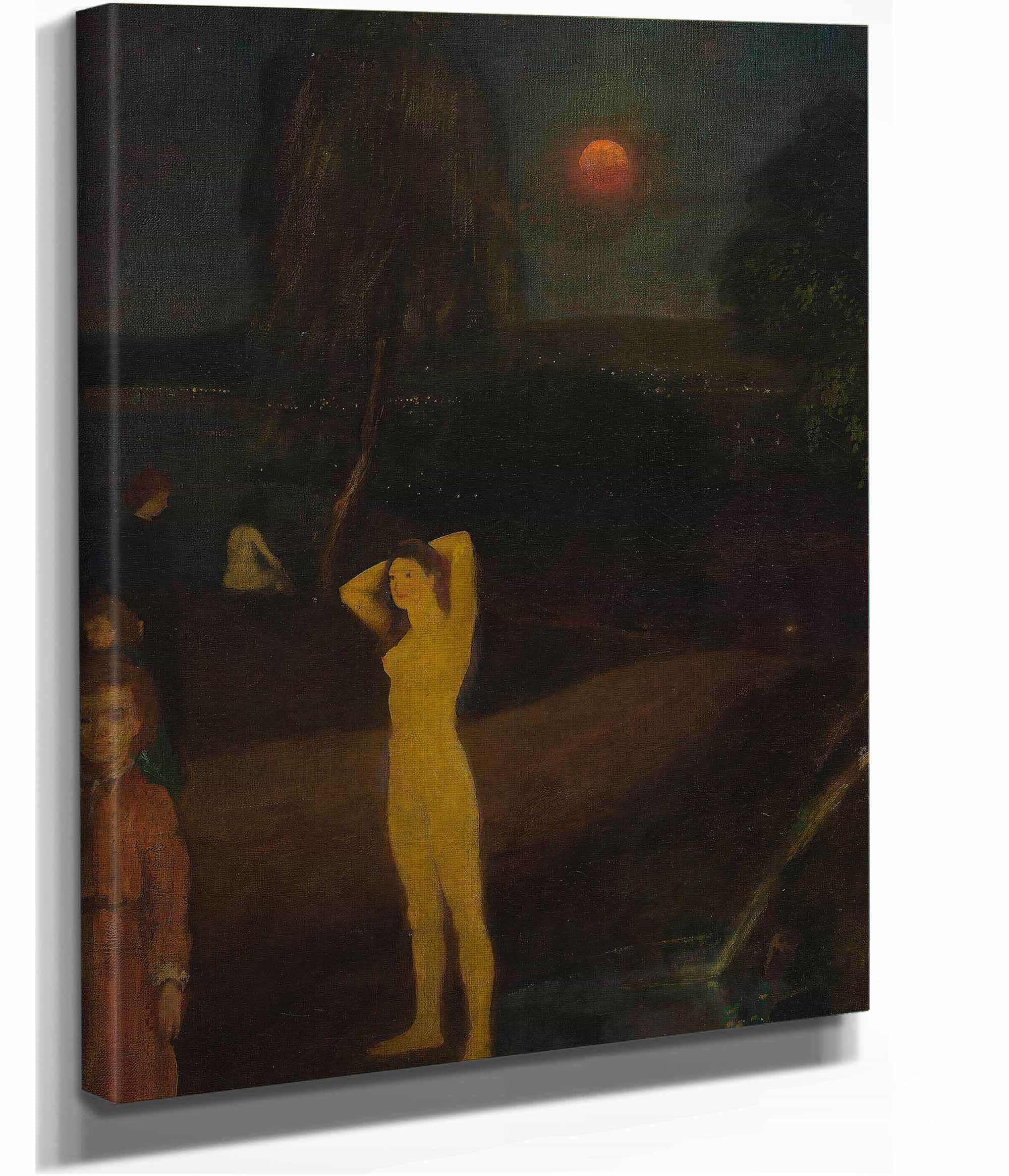 Full Orbed Moon by Arthur Bowen Davies - Image 2