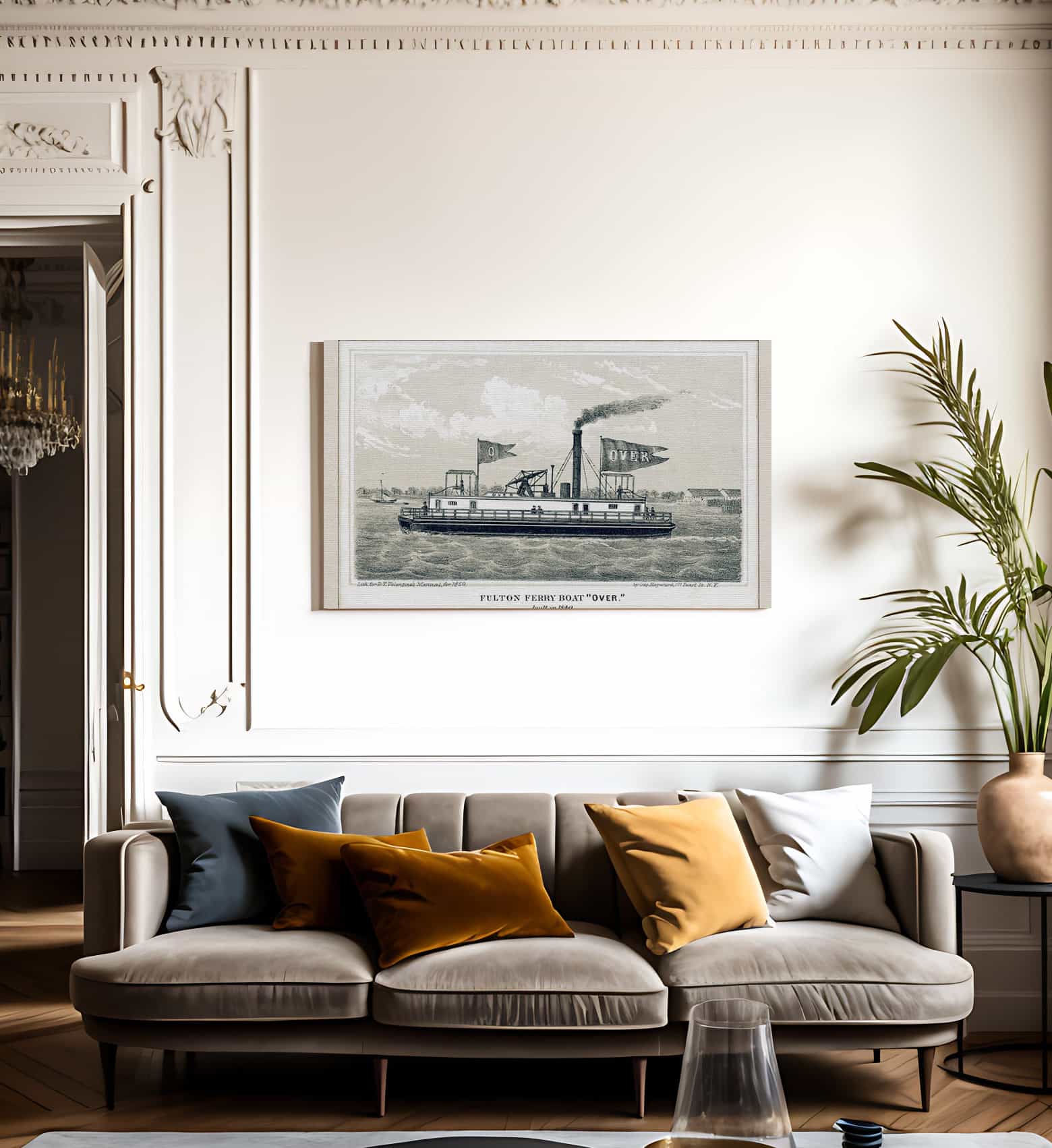 Fulton Ferry Boat Over By George Hayward - Image 3