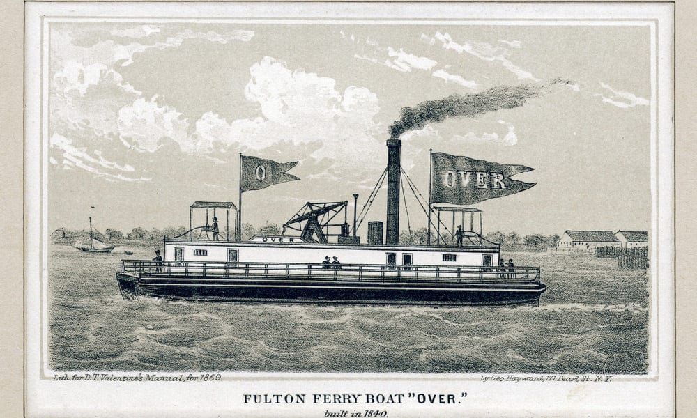 Fulton Ferry Boat Over By George Hayward - Image 7