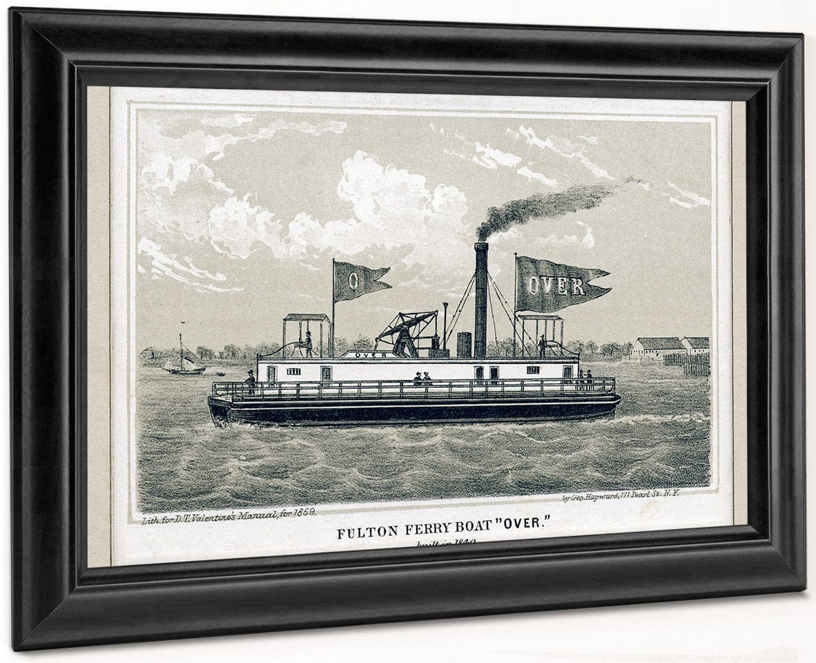 Fulton Ferry Boat Over By George Hayward - Image 8
