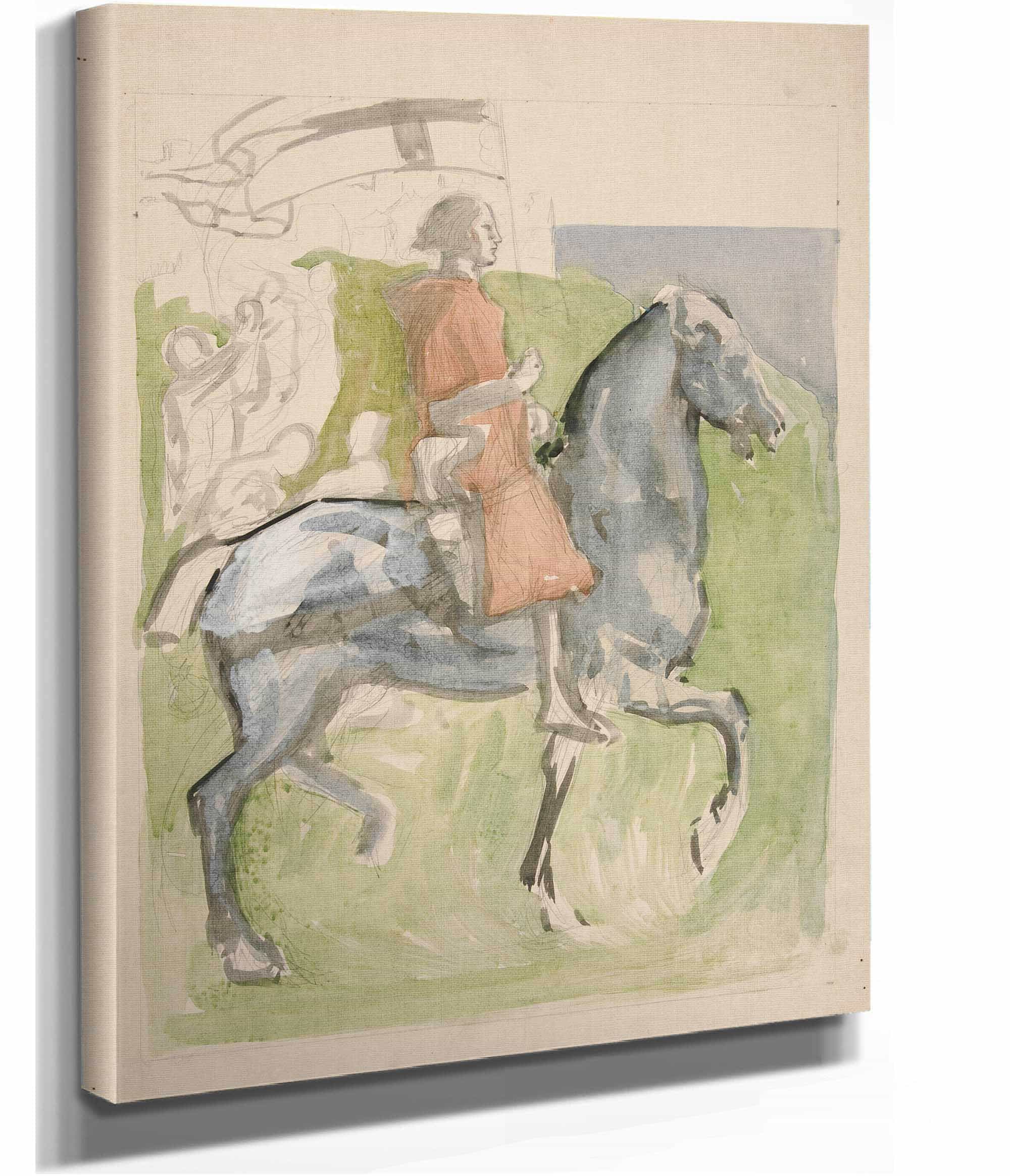 Galahad Departs Study For The Quest Of The Holy Grail by Edwin Austin Abbey - Image 3