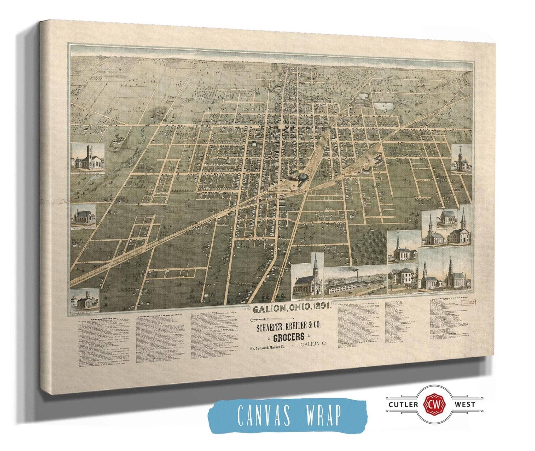 Galion Ohio 1891 State of Ohio