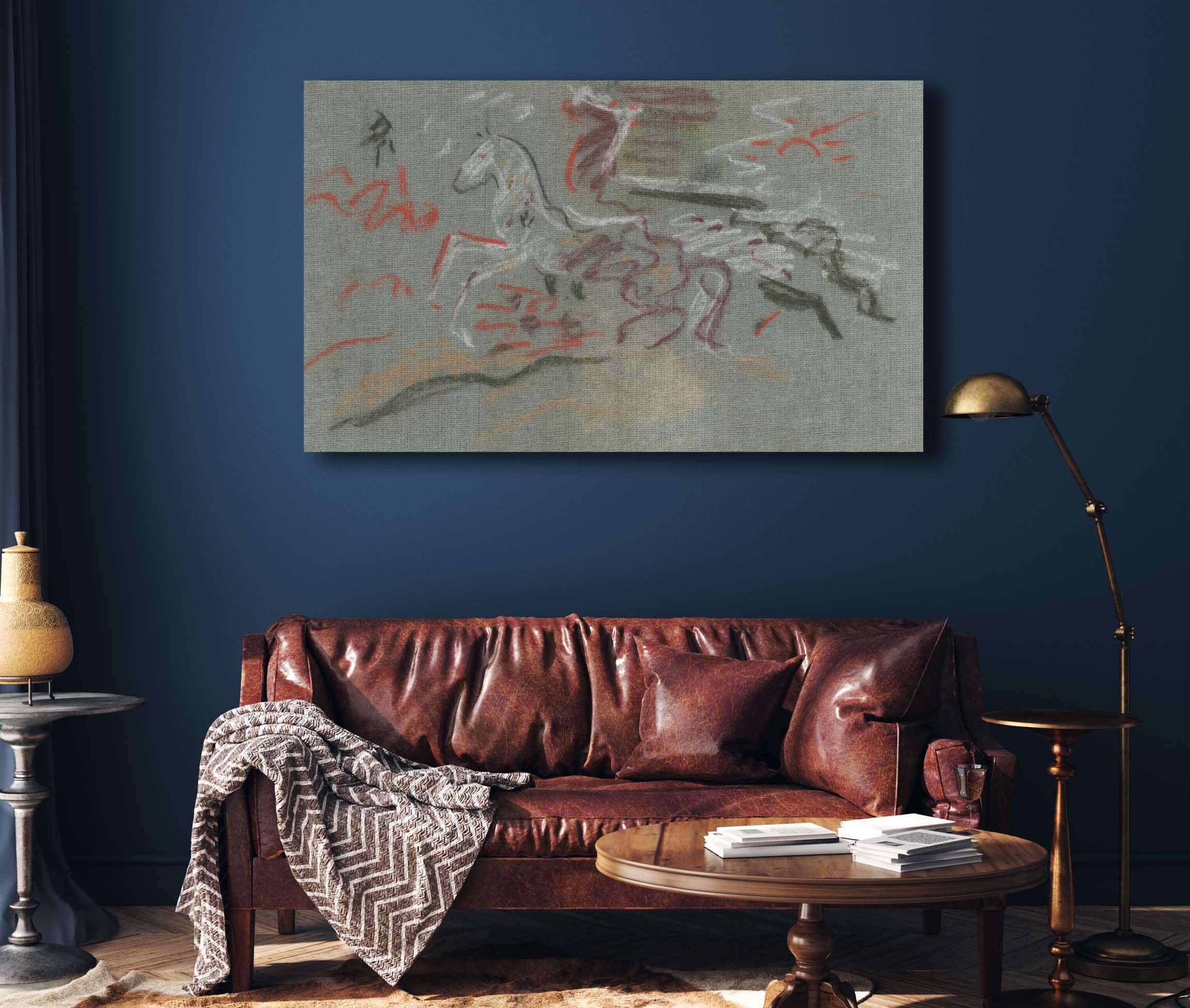 Galloping Horses by Arnold Peter Weisz Kubincan - Image 4