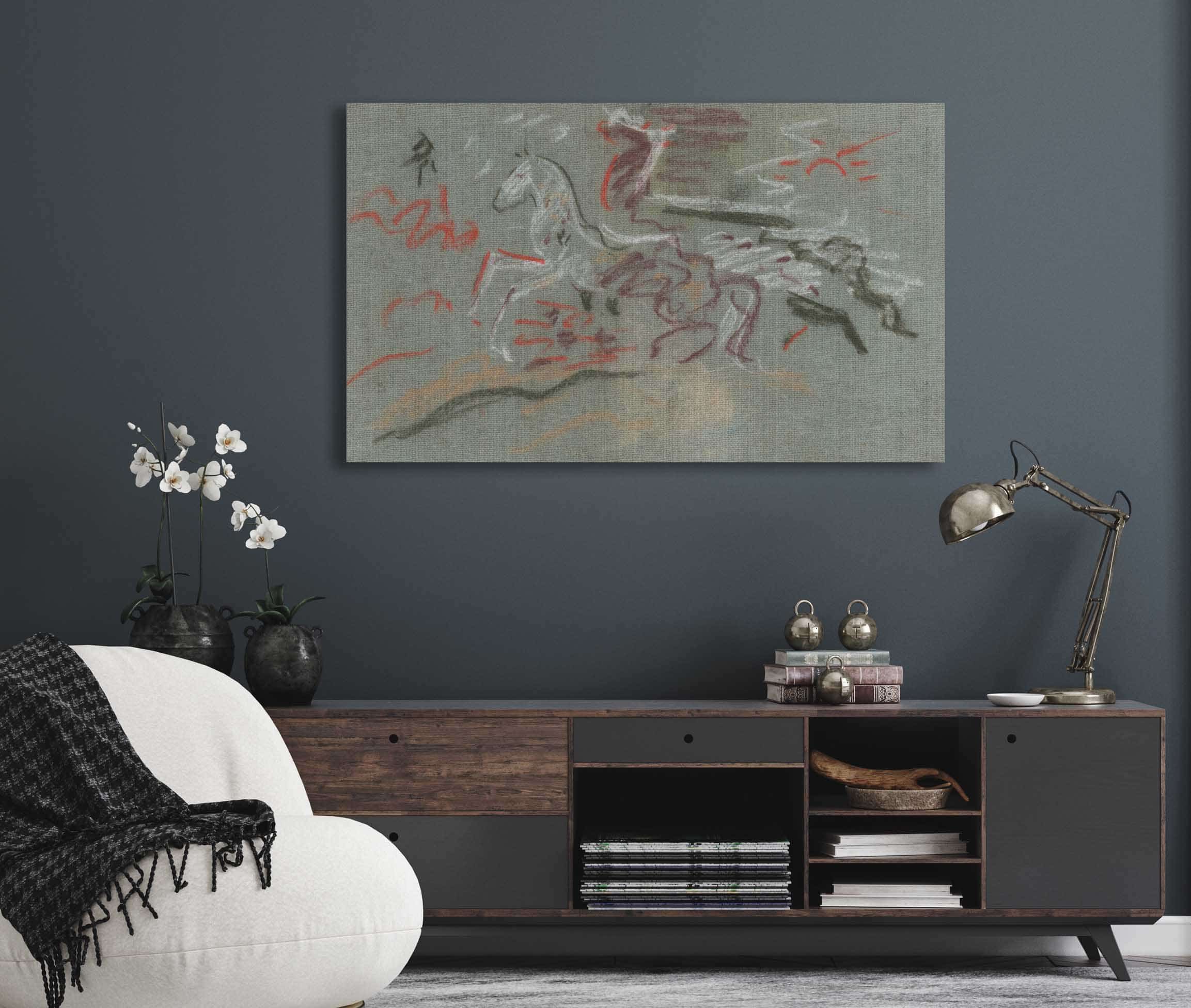 Galloping Horses by Arnold Peter Weisz Kubincan - Image 5