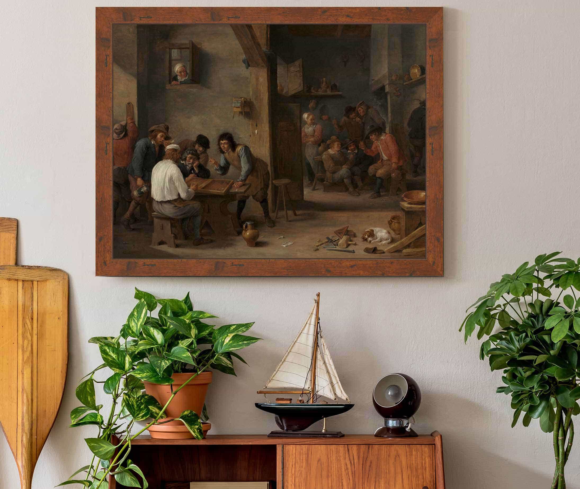 Game Of Backgammon S by David Teniers The Younger - Image 3
