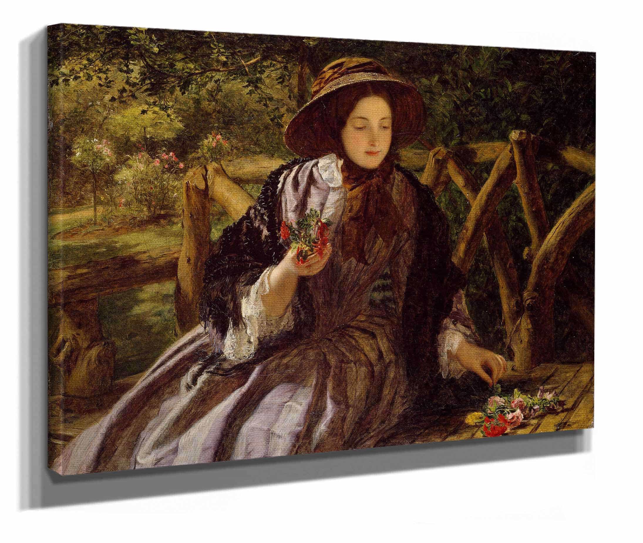 Garden Flowers Making A Posy by William Powell Frith - Image 2