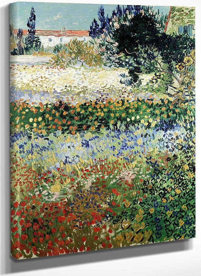 Garden In Bloom Arles By Vincent Van Gogh