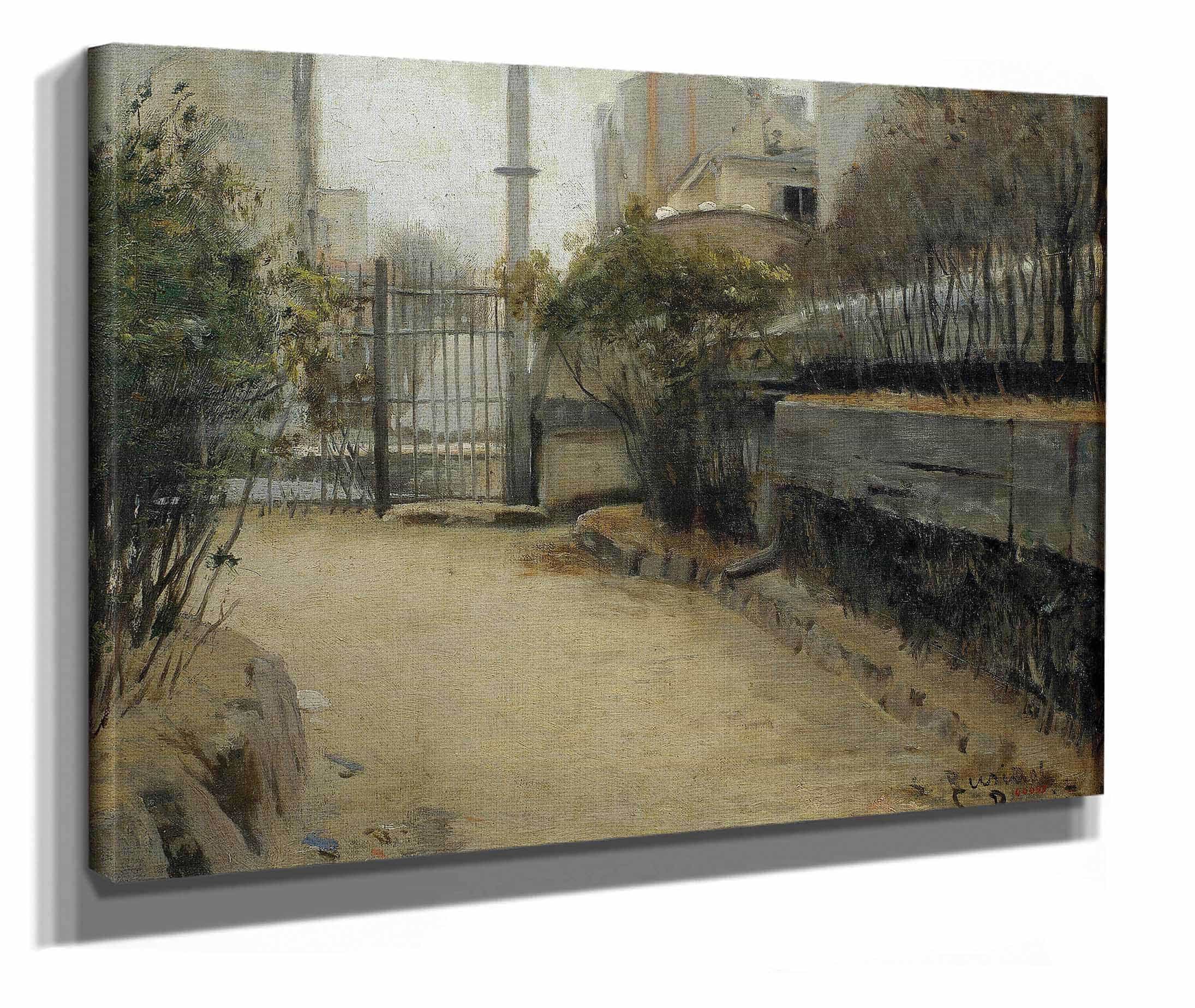 Garden Of Montmartre From Until by Santiago Rusinol - Image 2
