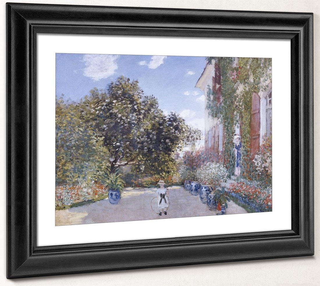 Garden Of The Artist At Argenteuil By Claude Monet - Image 4