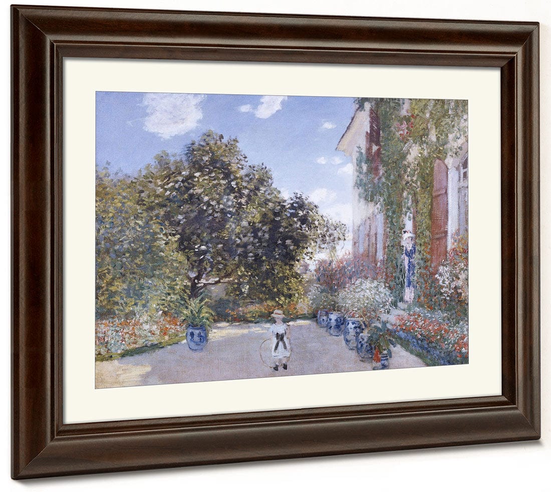 Garden Of The Artist At Argenteuil By Claude Monet - Image 5