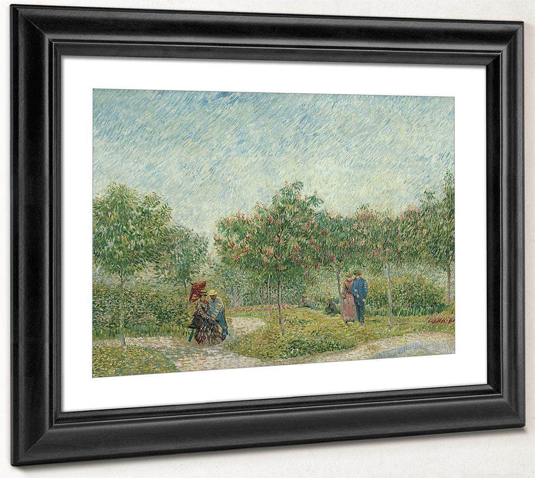 Garden With Courting Couples Square Saint Pierre By Vincent Van Gogha - Image 4