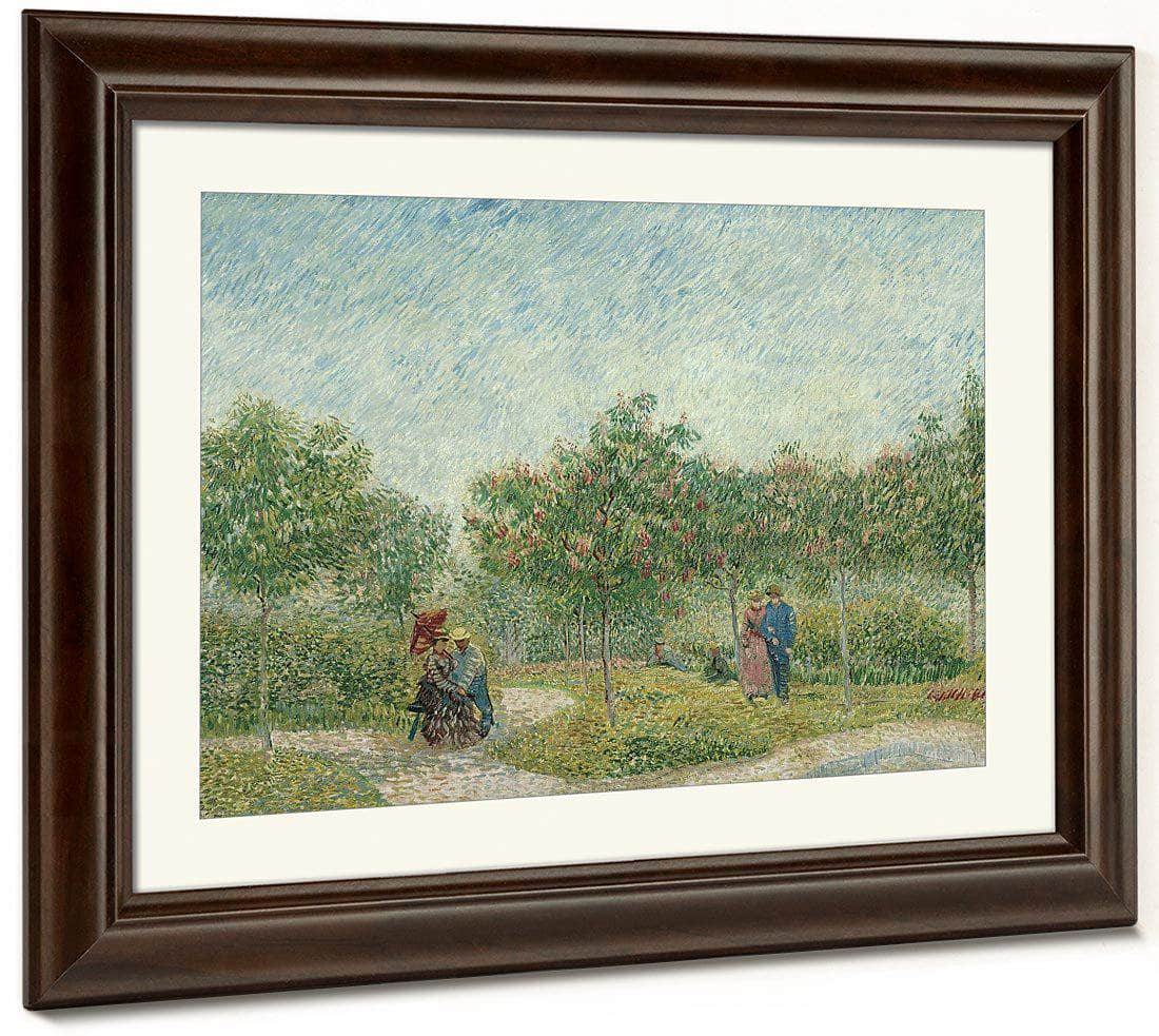 Garden With Courting Couples Square Saint Pierre By Vincent Van Gogha - Image 5