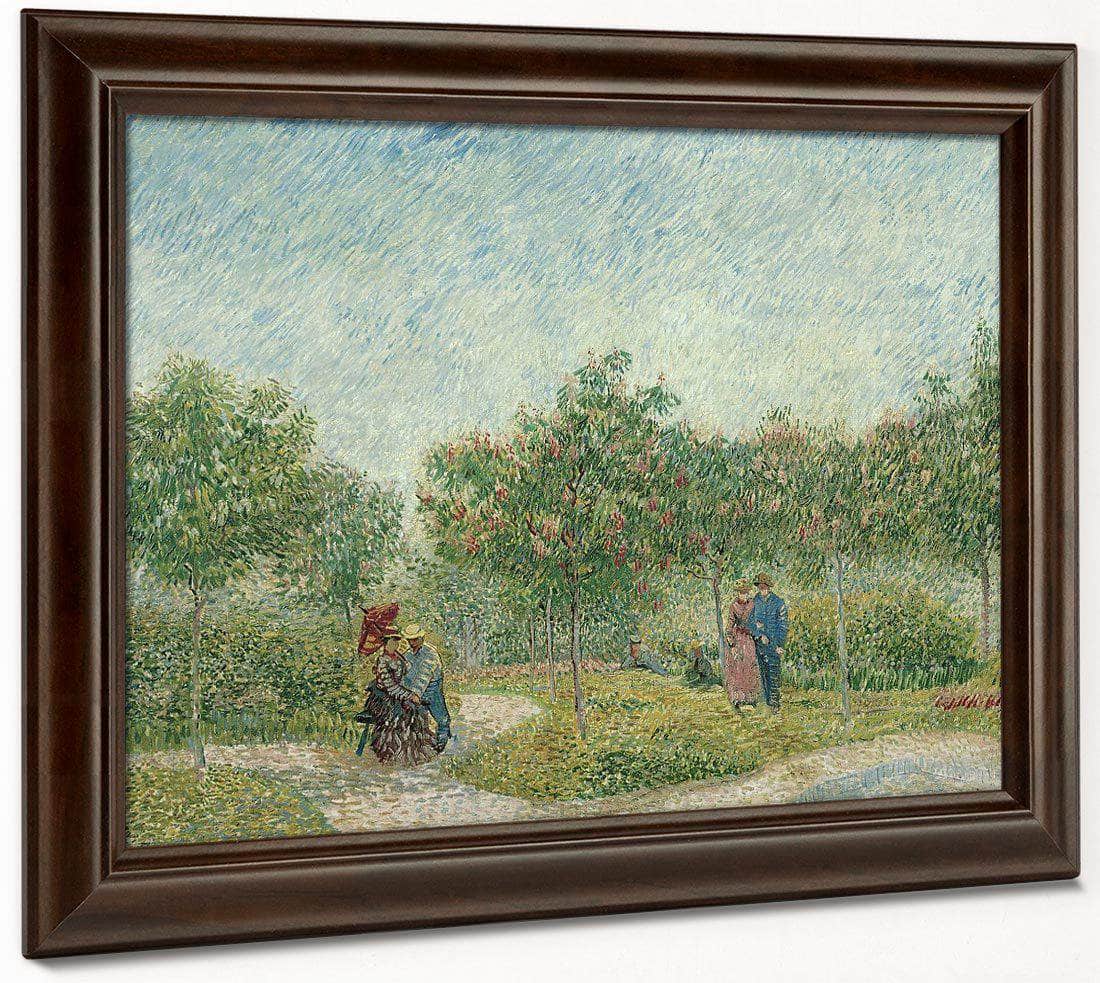 Garden With Courting Couples Square Saint Pierre By Vincent Van Gogha - Image 6