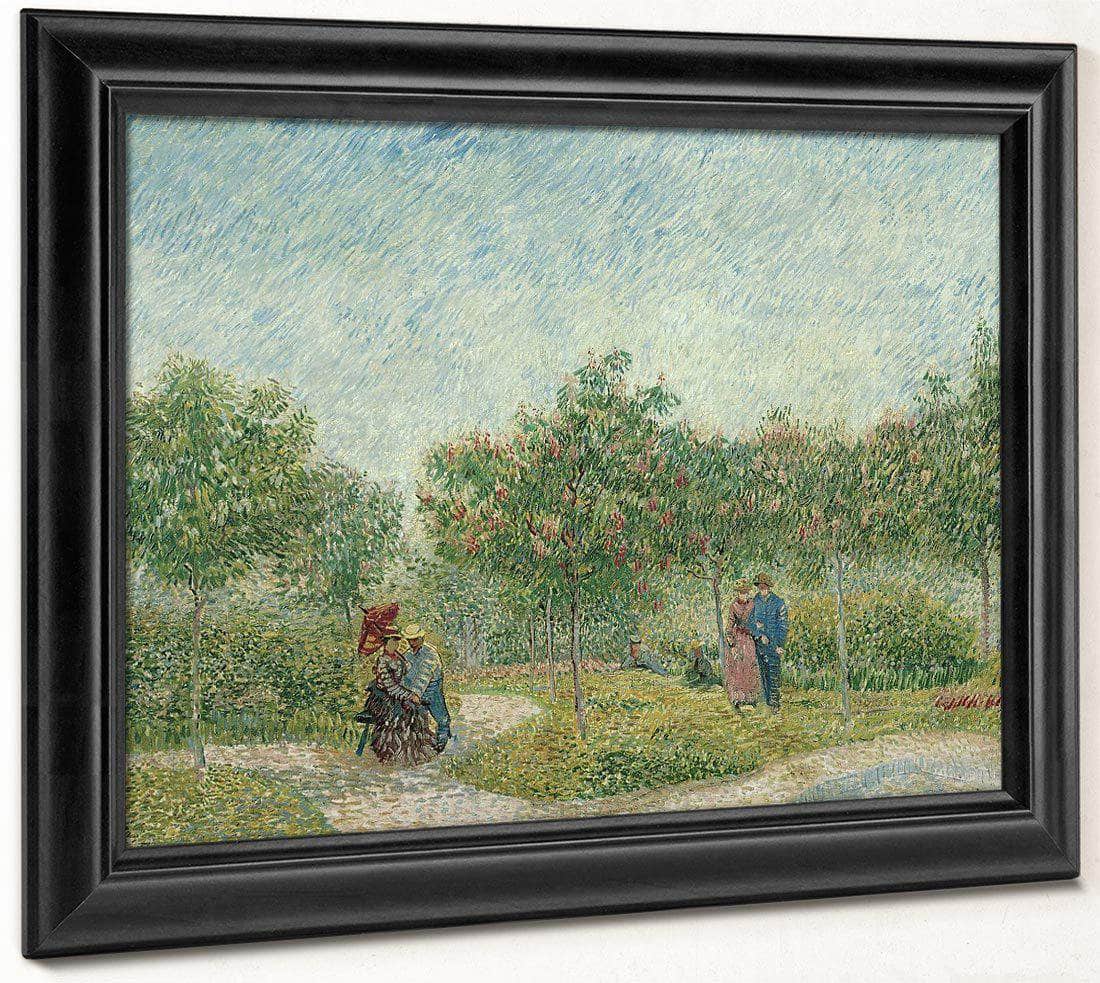 Garden With Courting Couples Square Saint Pierre By Vincent Van Gogha - Image 8