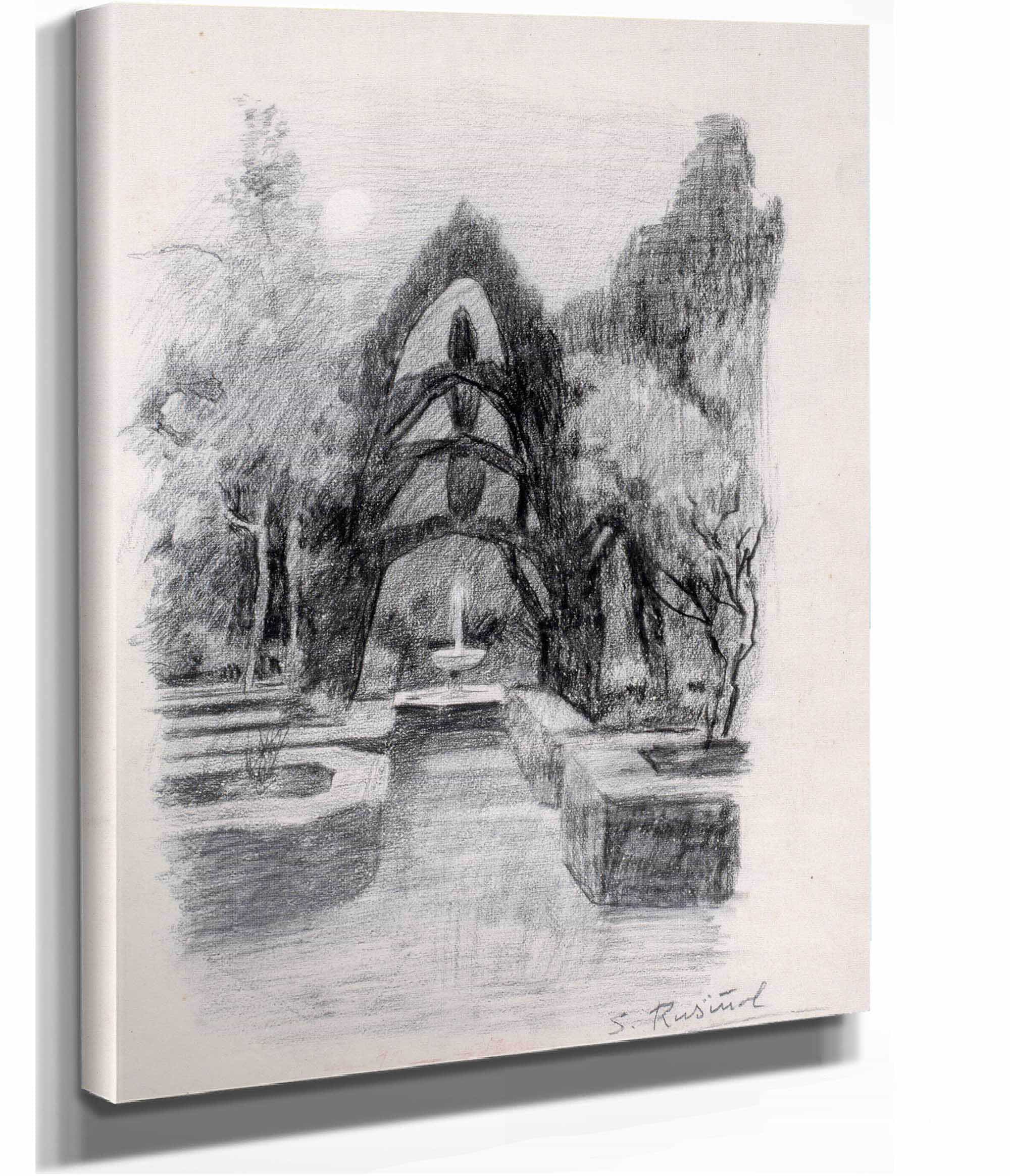 Gardens Of The Generalife by Santiago Rusinol