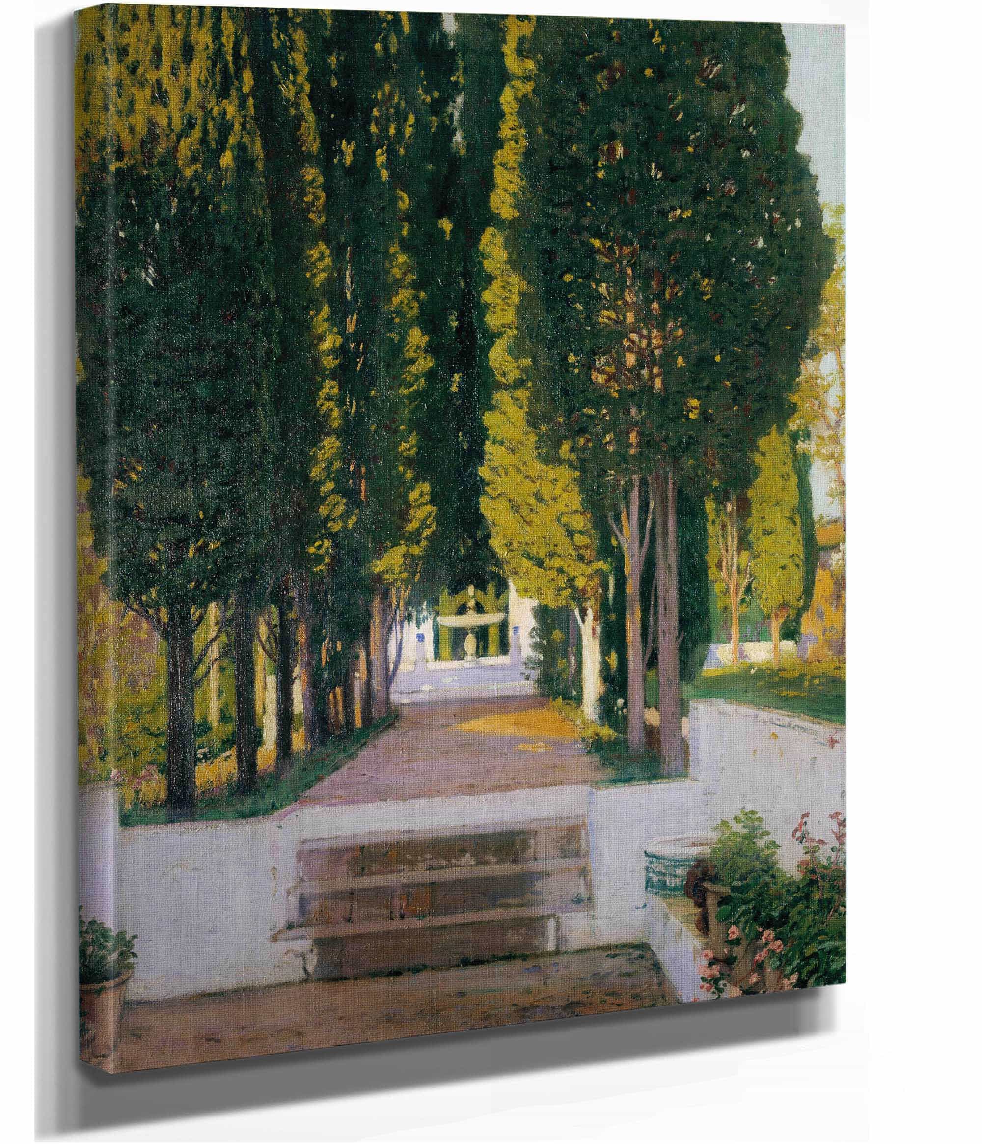 Gardens Of The Generalife by Santiago Rusinol - Image 5