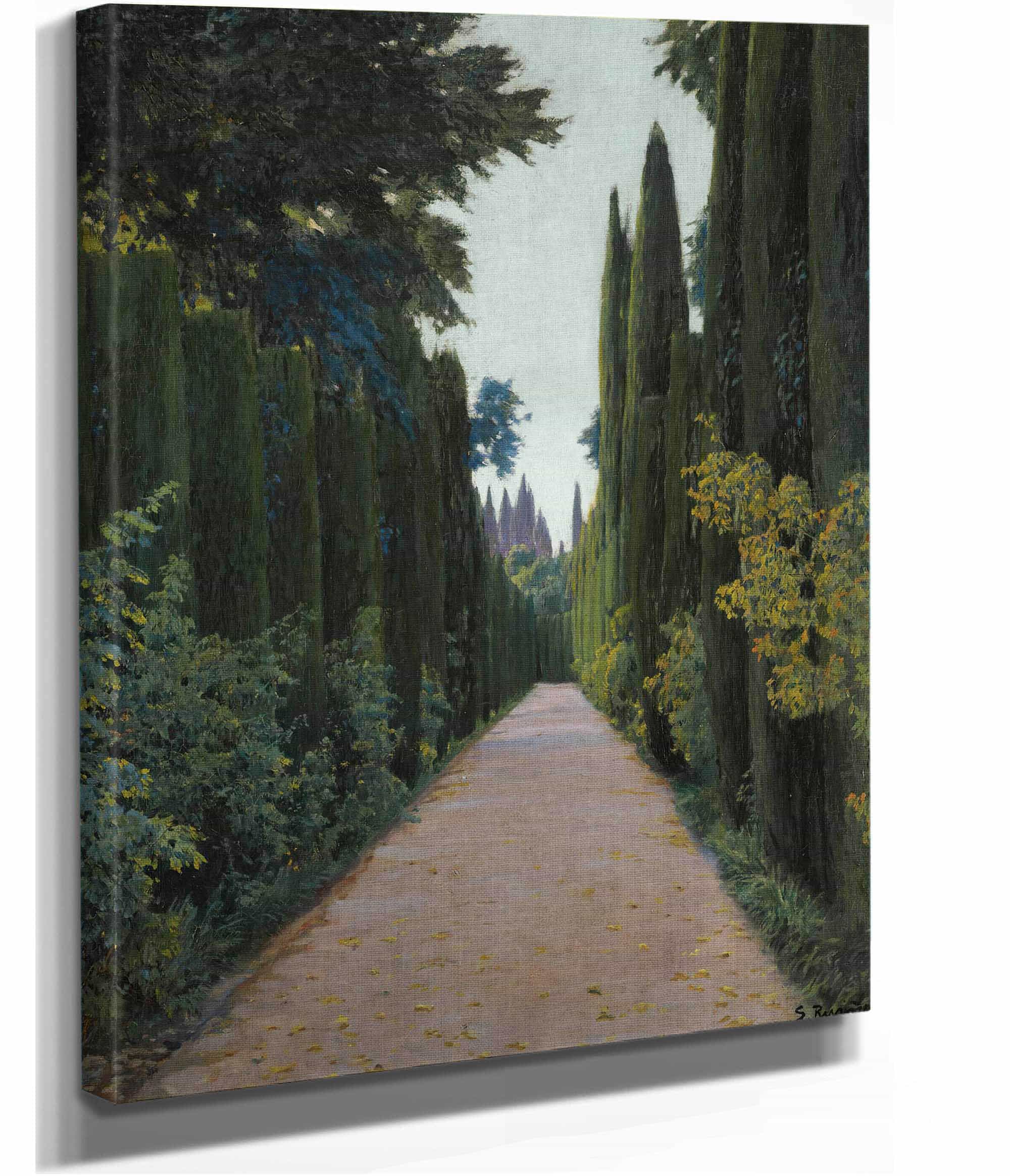 Gardens Of The Generalife Granada by Santiago Rusinol - Image 2