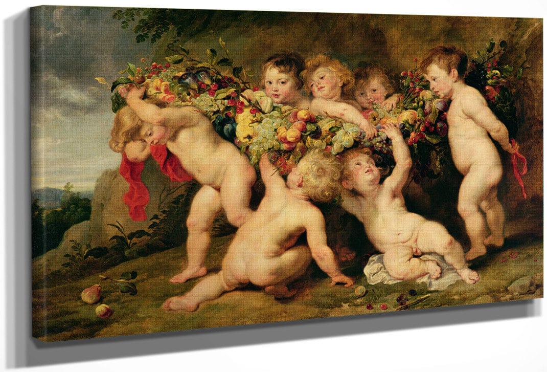 Garland Of Fruit By Peter Paul Rubens