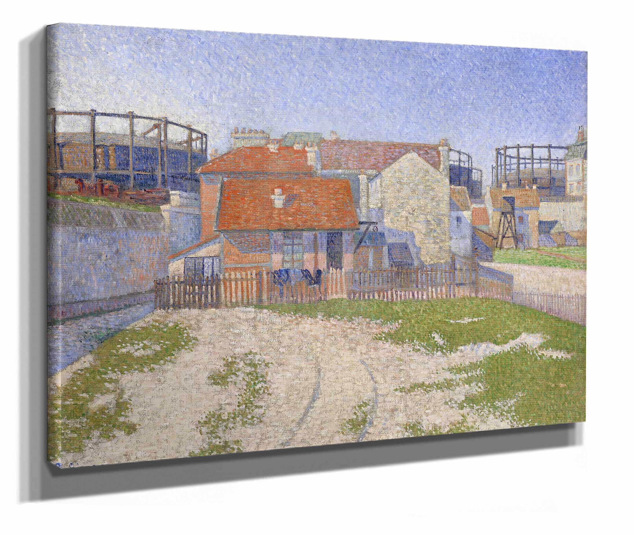 Gasometers At Clichy by Paul Signac - Image 2