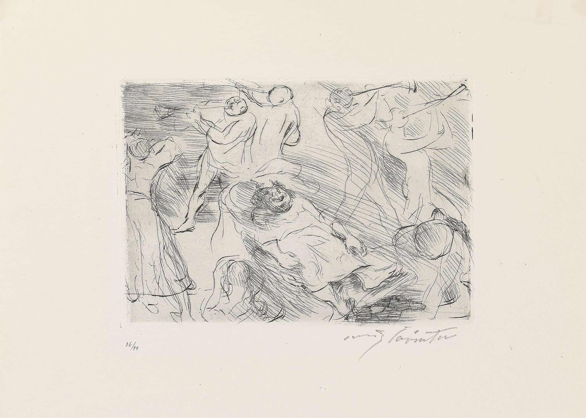 Gastmahl Des Trimalchio by Lovis Corinth - Image 8