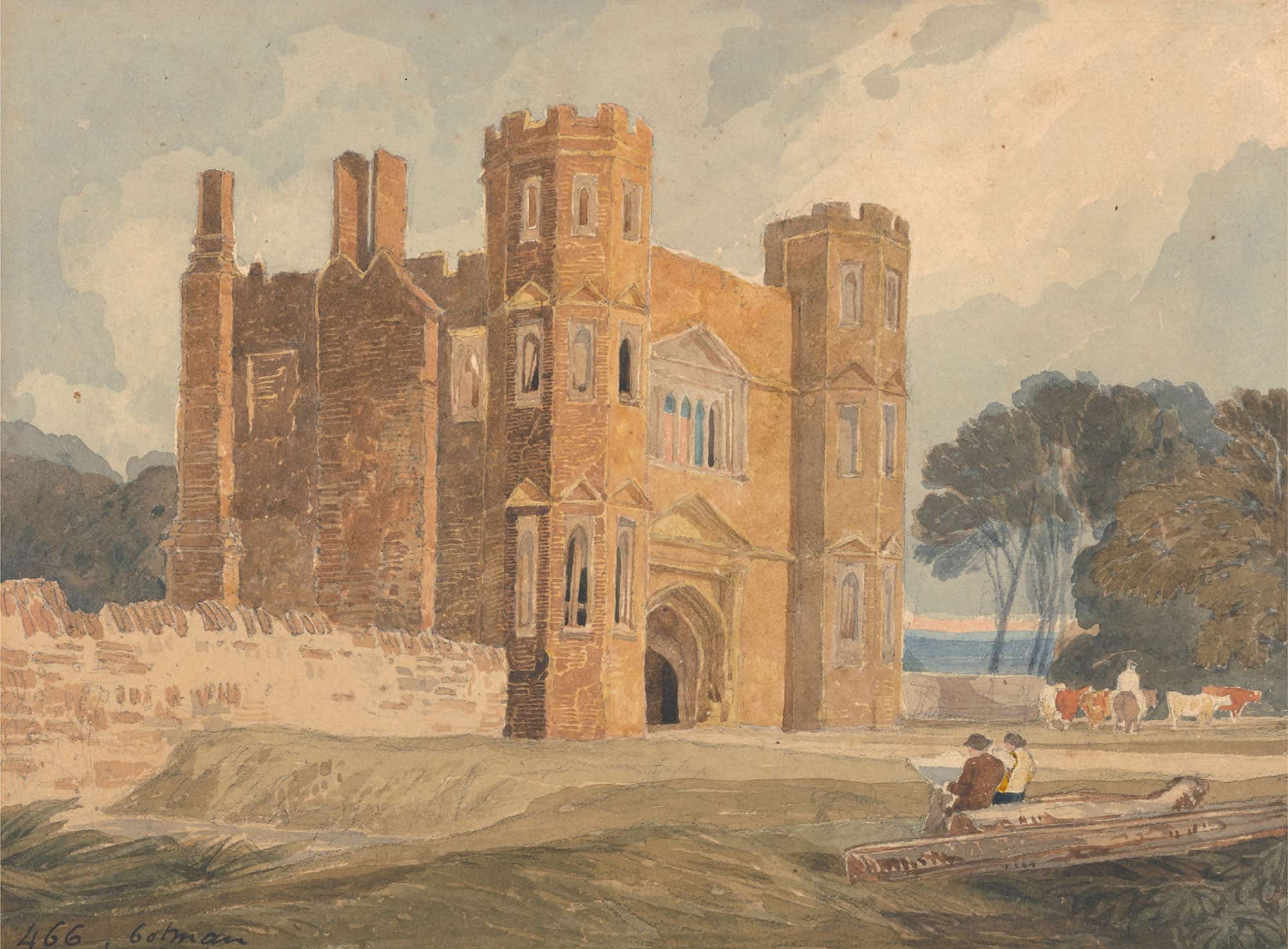 Gate Way Saint Marys Wiggenhall Norfolk by John Sell Cotman - Image 2